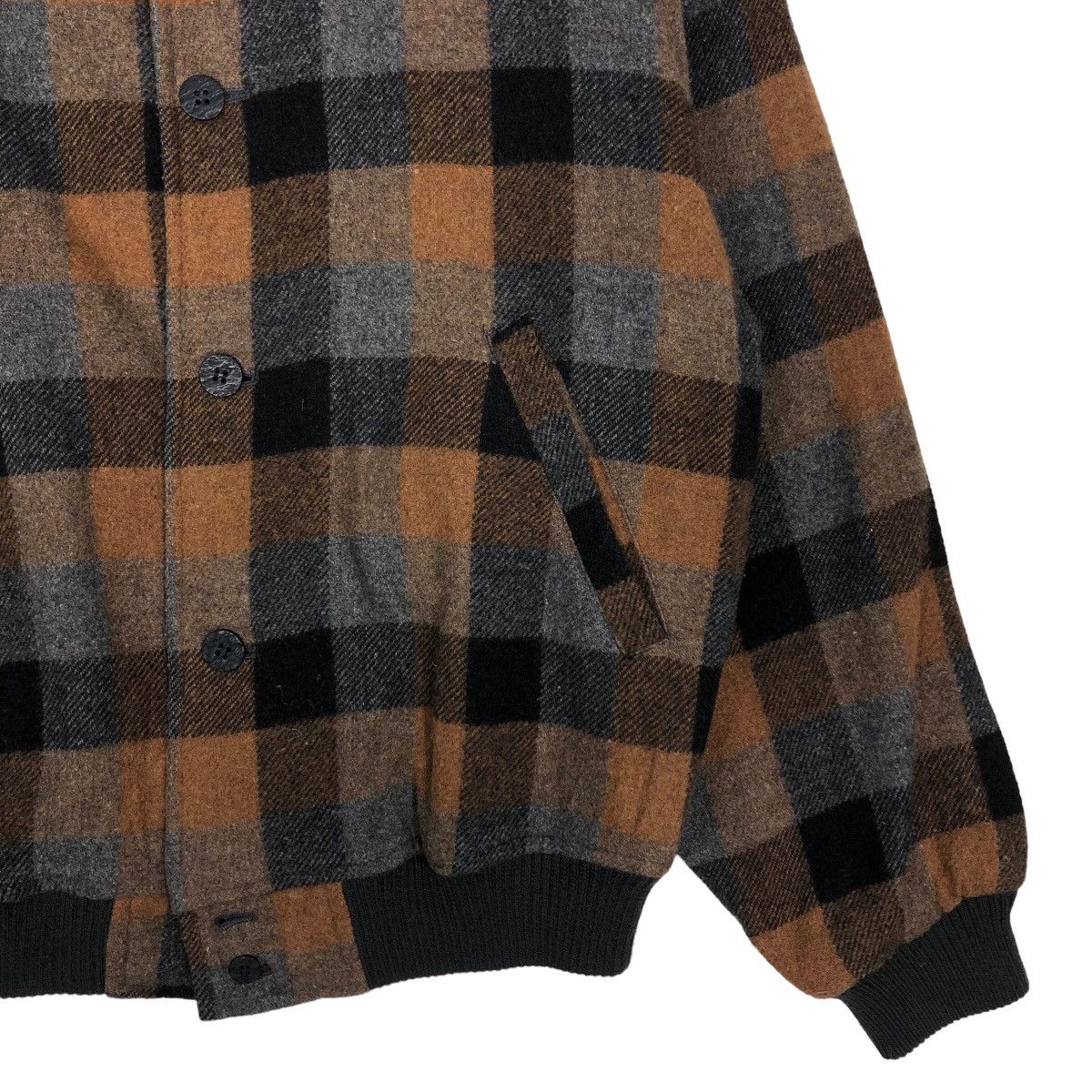 Japanese Brand 🔥Bomber Jacket Tartan Design Scash Issey Miyake Japan Size US M / EU 48-50 / 2 - 5 Thumbnail