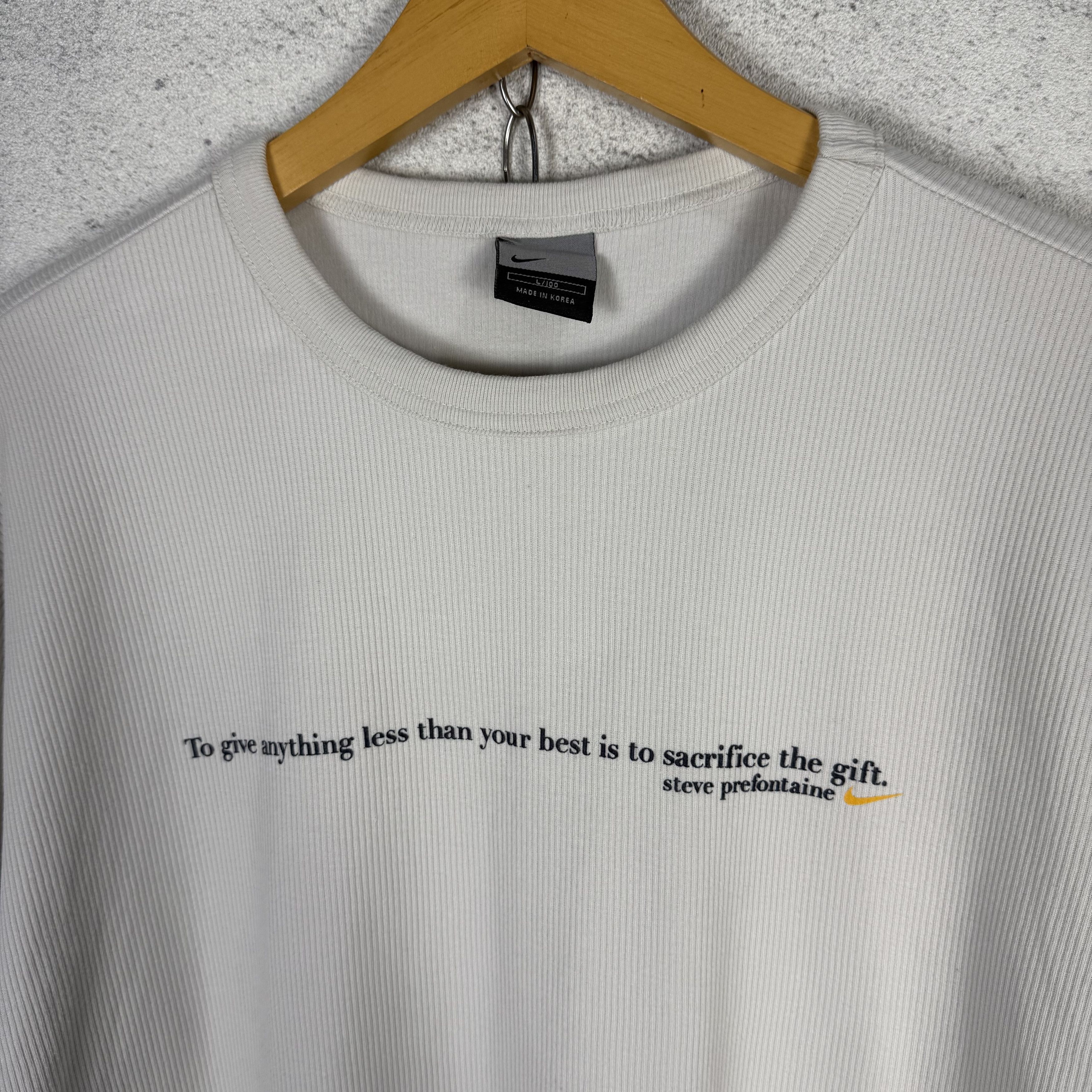 Nike Vintage Nike x Steve Prefontaine Tshirt Size US L / EU 52-54 / 3 - 2 Thumbnail