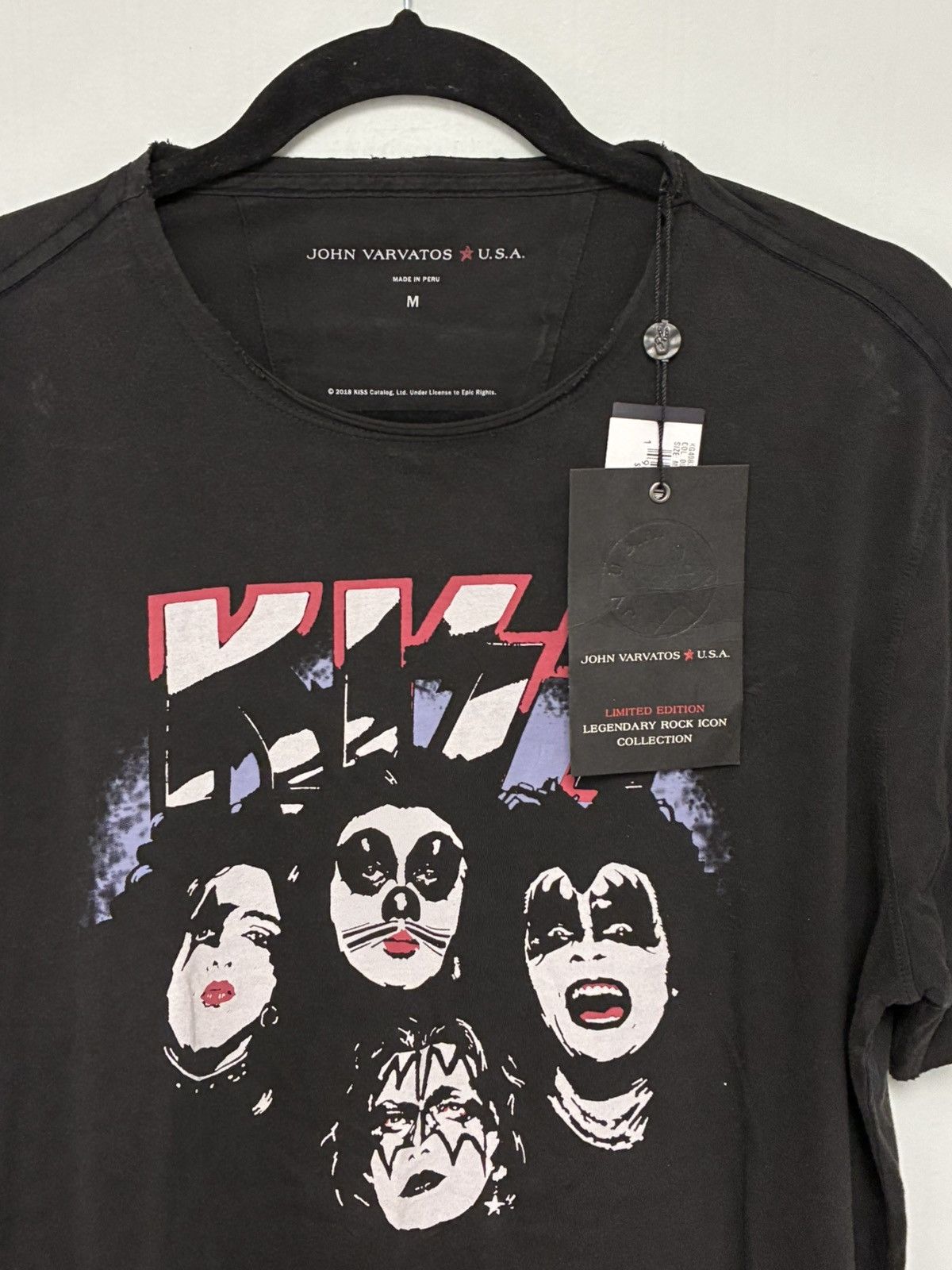 John Varvatos Iconic legendary kiss tee. Medium Size US M / EU 48-50 / 2 - 2 Thumbnail