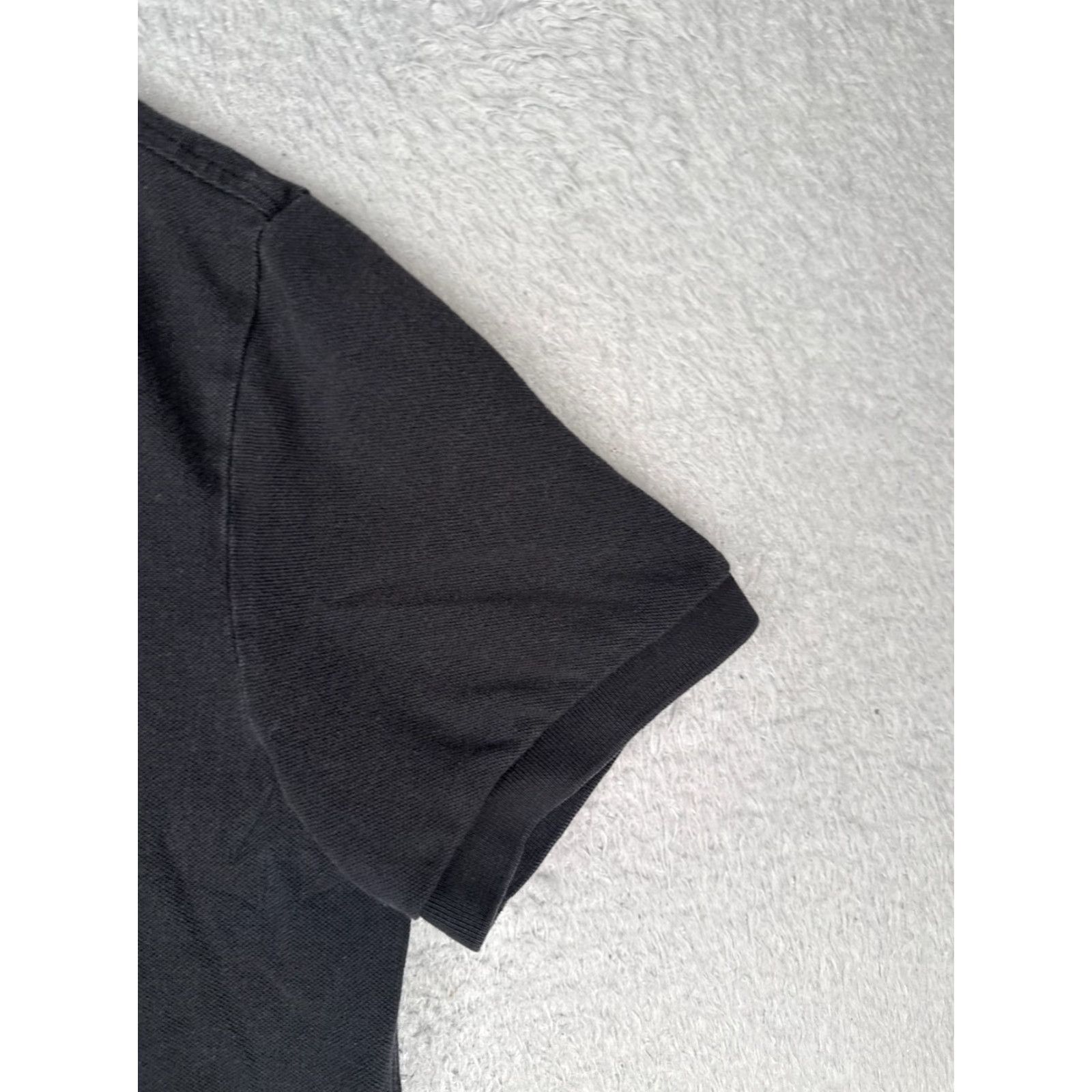 Tommy Hilfiger Tommy Hilfiger Polo Shirt Men L Black Cotton Short Sleeve Slim Fit/Custom Fit Read Size US L / EU 52-54 / 3 - 2 Thumbnail