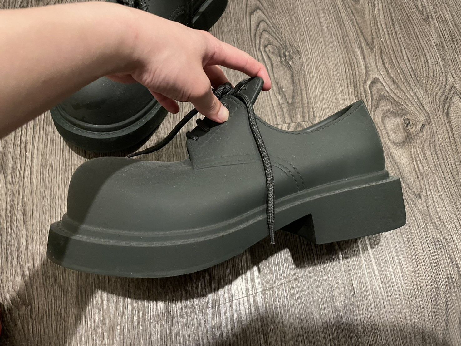 Balenciaga Steroid Derby in Dark Khaki Size US 8 / EU 41 - 3 Thumbnail