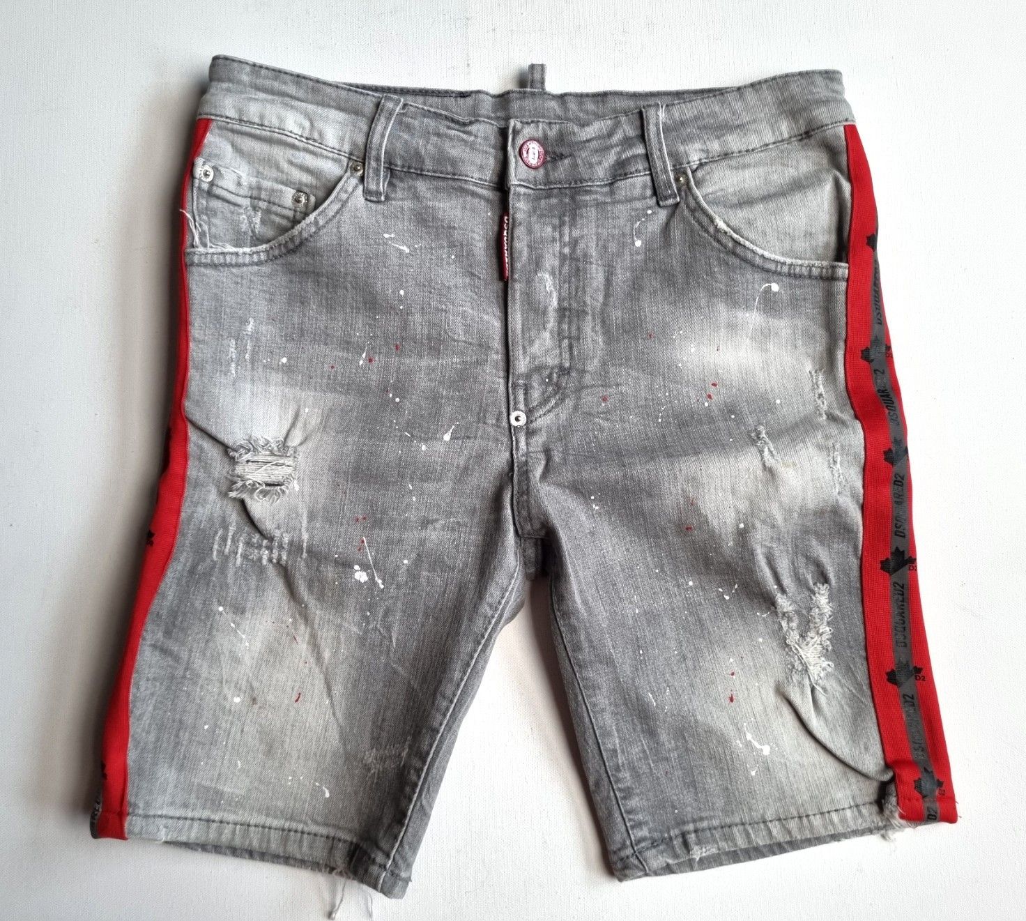 Dsquared2 Dsquared2 Cool Guy Distressed Denim Shorts Size US 28 / EU 44 - 1 Thumbnail