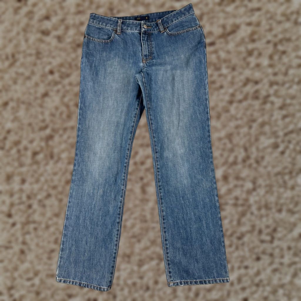 J.Crew VINTAGE J.CREW Jeans Women 8 Blue Denim Straight Leg Mid Rise 30x30 Jeans Women Blue 30x30 Mens? Size 30" / US 8 / IT 44 - 1 Thumbnail