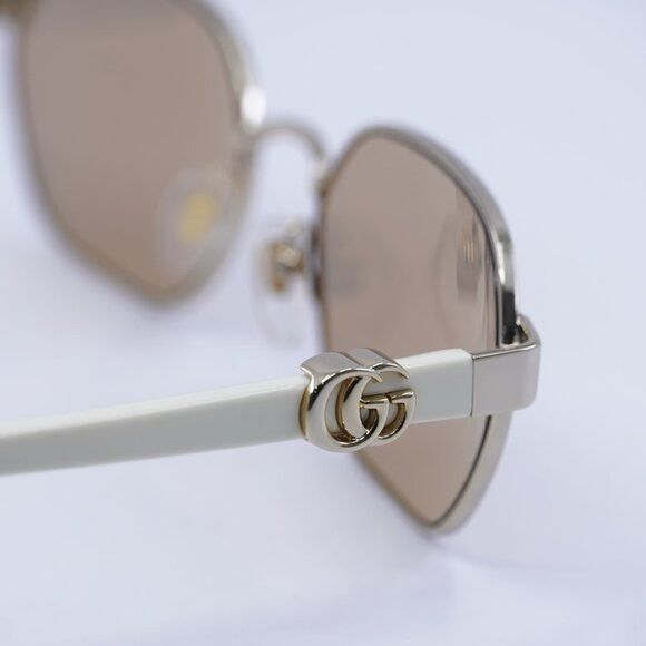 Gucci Gucci GG1593S 002 Sunglasses Endura Gold Oval Frame, Nude Size ONE SIZE - 5 Thumbnail