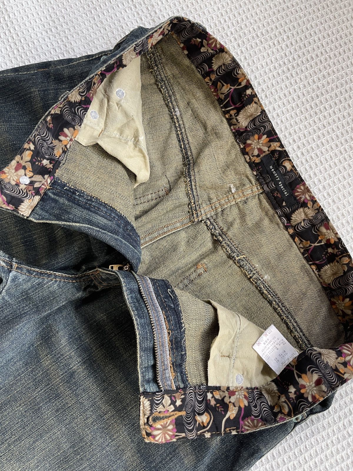 Karakuri Tamashii Rare🔥Japanese Memory Special Embroidery Sukajan Jeans Size US 34 / EU 50 - 10 Thumbnail