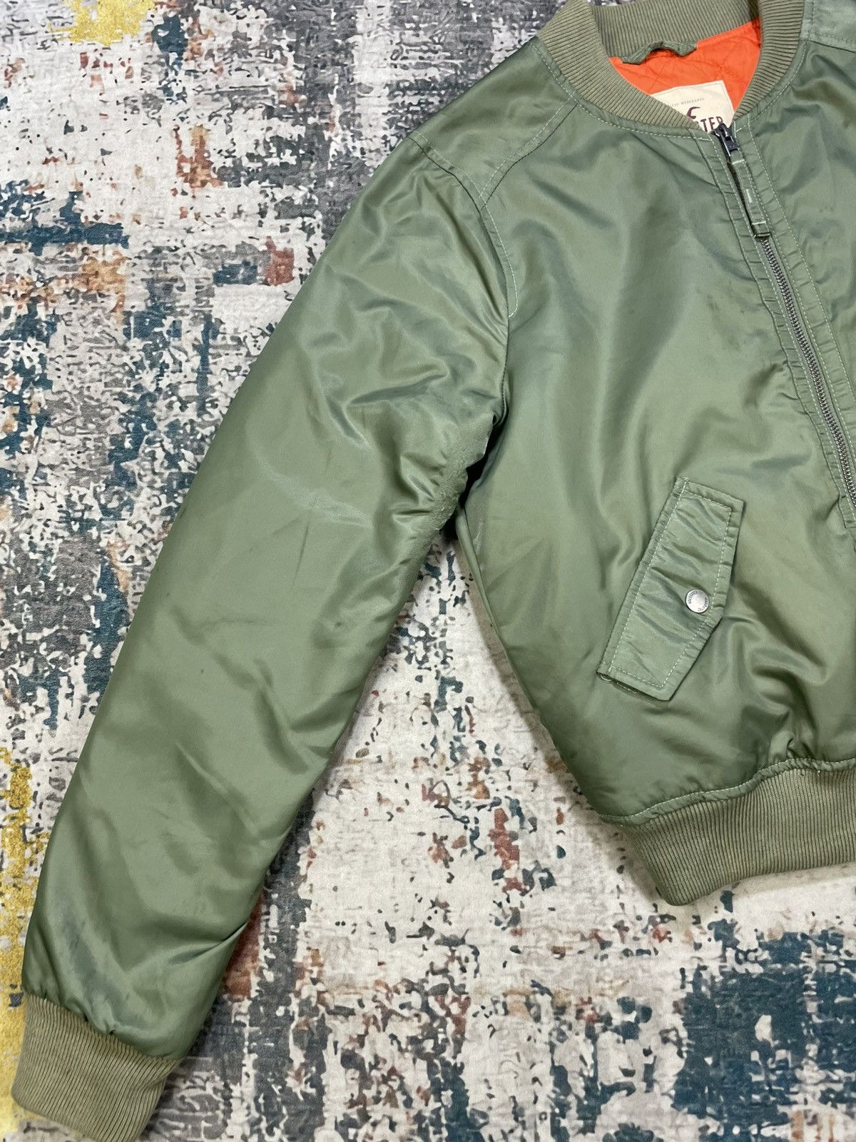Hollister Hollister Ma-1 Flight Bomber Jacket Size US M / EU 48-50 / 2 - 3 Thumbnail