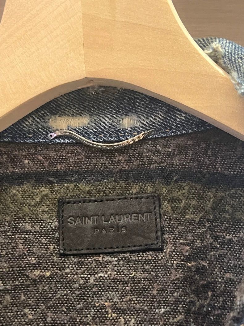 Saint Laurent Paris Saint Laurent Paris Saint Laurent Denim Jacket XS with Tag Size US XS / EU 42 / 0 - 9 Thumbnail