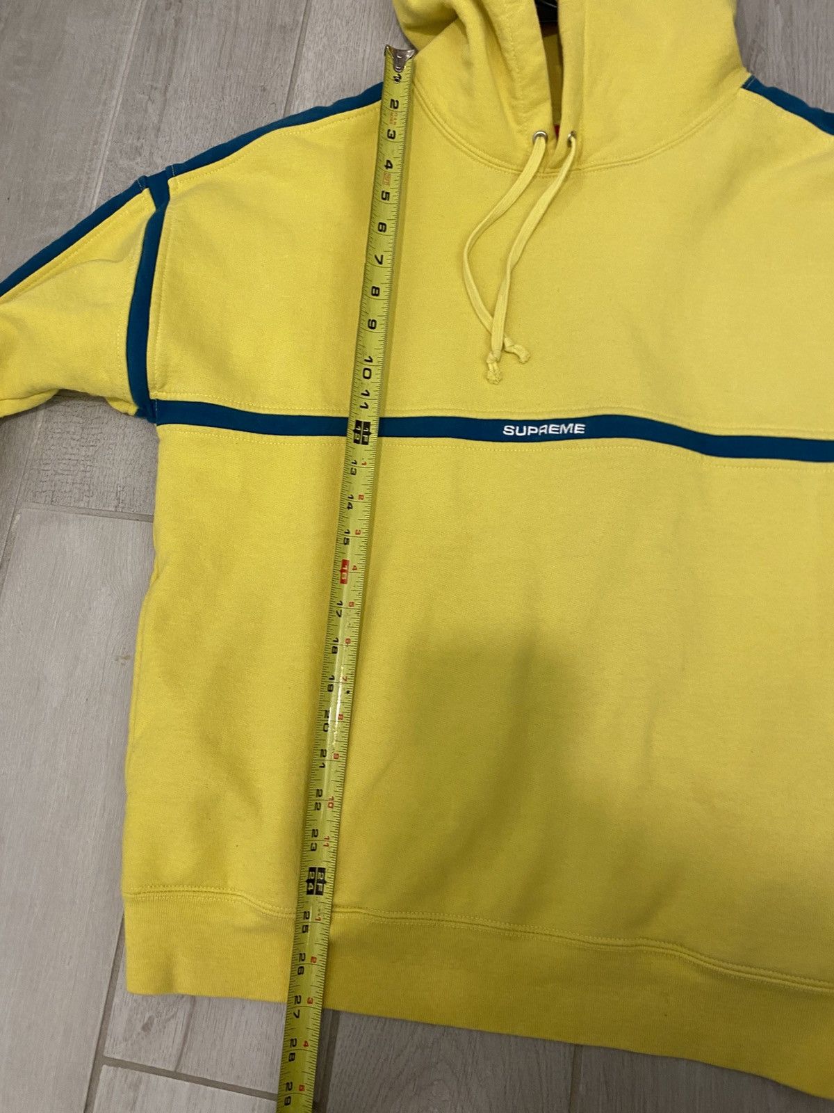 Supreme Supreme SS20 Yellow Warm Up Hoodie Size US M / EU 48-50 / 2 - 9 Thumbnail