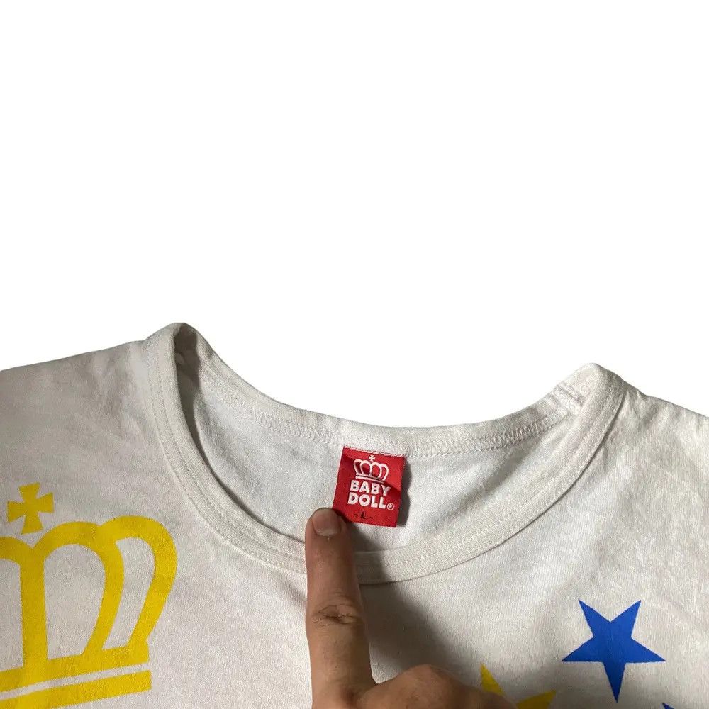 Japanese Brand 2000's Baby Doll Crown Star Raglan Size US S / EU 44-46 / 1 - 2 Thumbnail