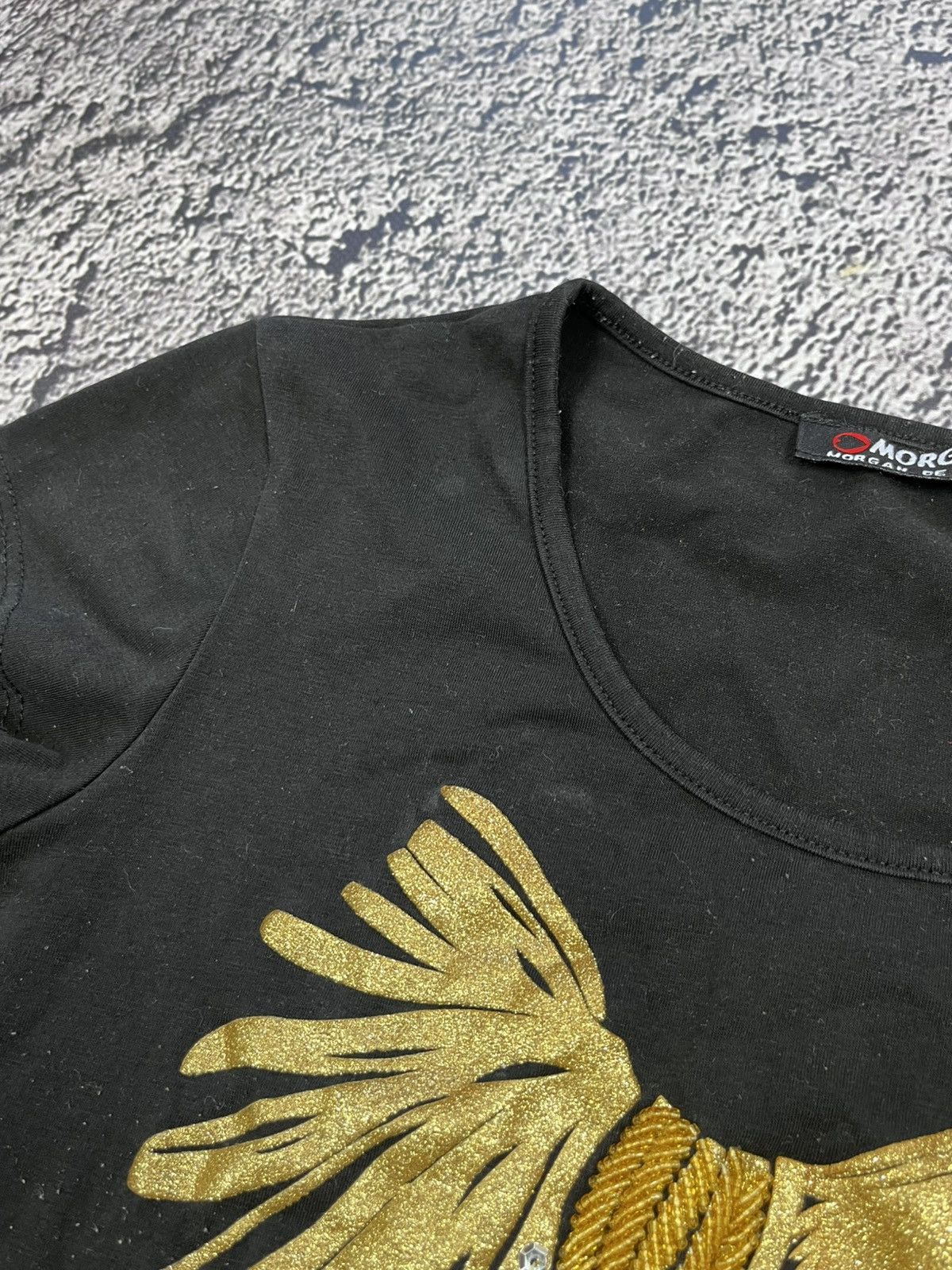 Morgan De Toi Vintage Morgan de Toi glamour logo tee top size M Size S / US 4 / IT 40 - 5 Thumbnail