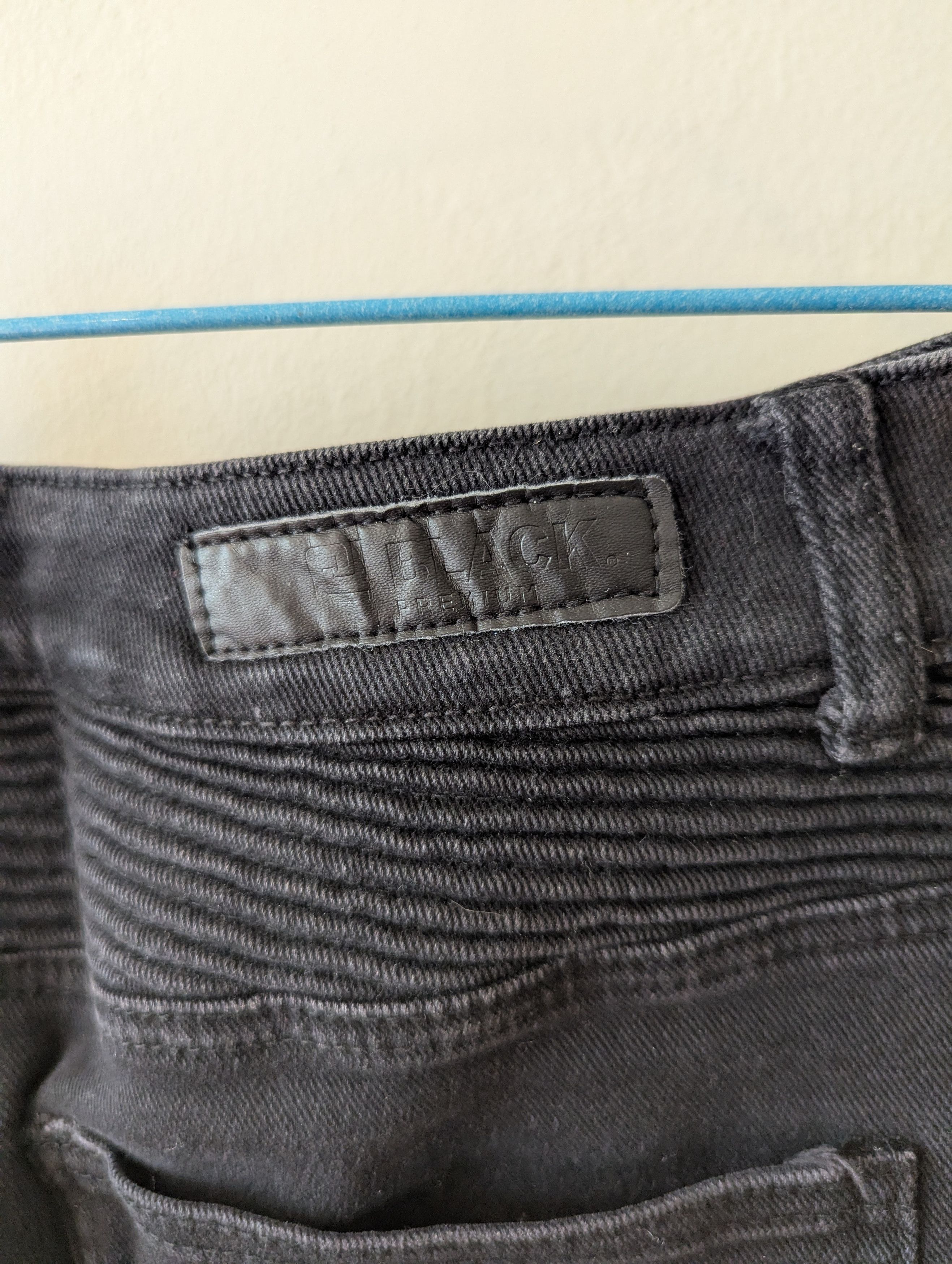 Other BLACK Premium Ripped, Ribbed & Distressed Skinny Jeans Size US 32 / EU 48 - 3 Thumbnail