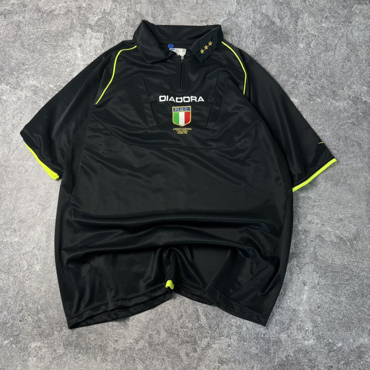 Diadora Diadora Italian Football Federation Referee Polo Shirt Size US XL / EU 56 / 4 - 1 Thumbnail