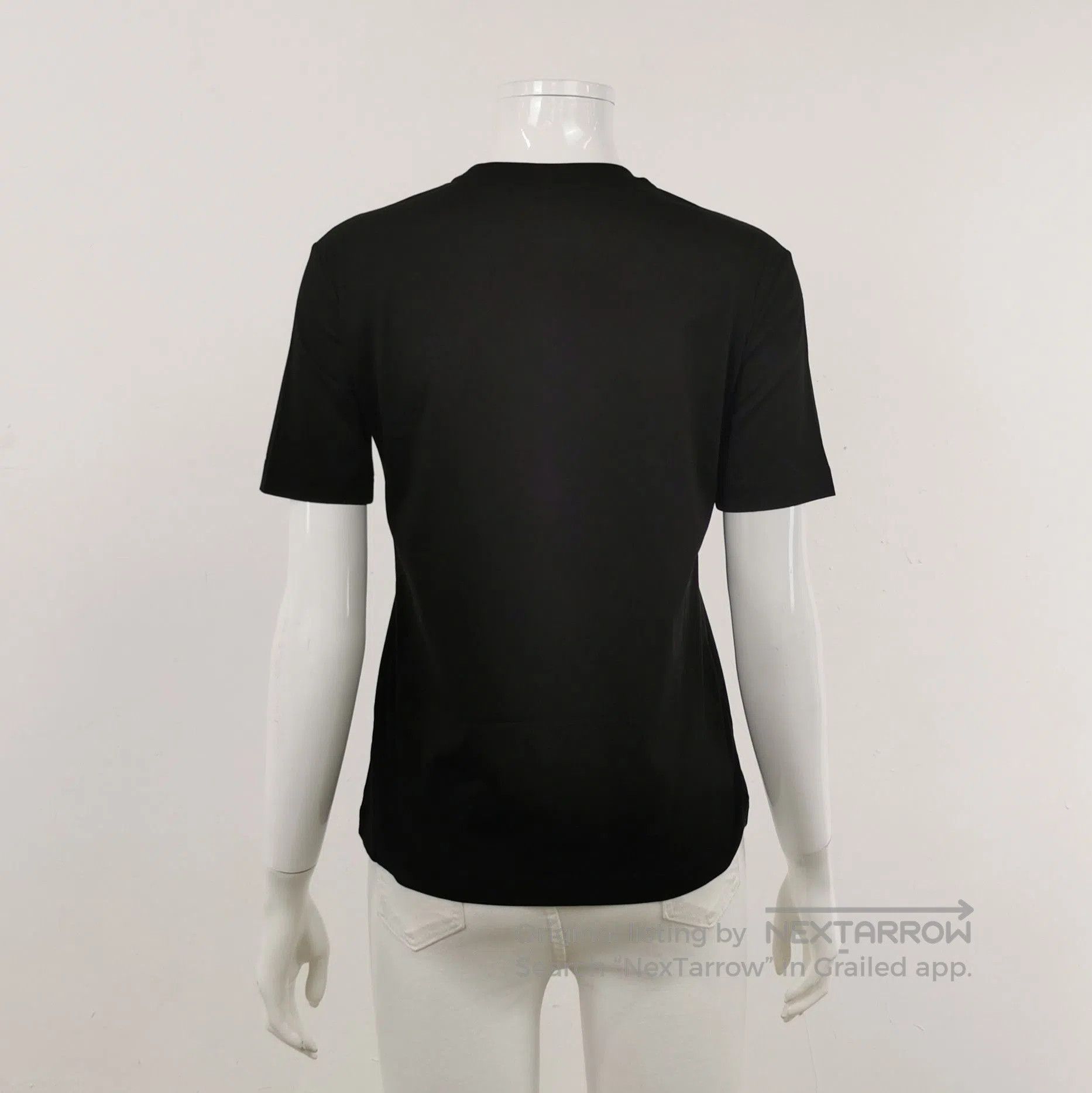 Prada Prada Classic Black Cotton Round Neck T. Size XS / US 0-2 / IT 36-38 - 2 Thumbnail