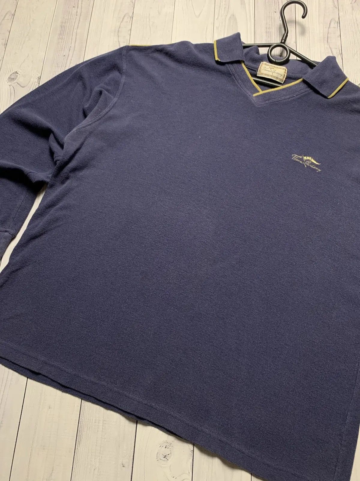 Burberry Vintage Long sleeve Thomas Burberry sweater XL Size US XL / EU 56 / 4 - 4 Thumbnail