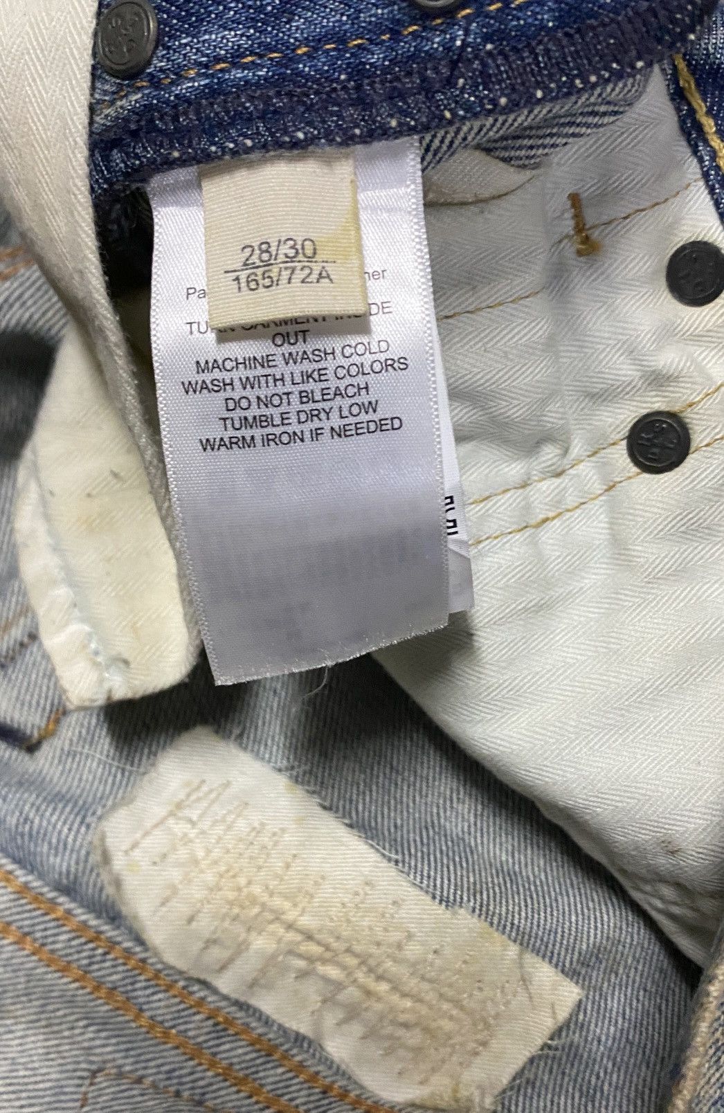 Polo Ralph Lauren Vintage Polo Ralph Lauren Homeless Distressed Jeans 2000s Size US 30 / EU 46 - 12 Thumbnail