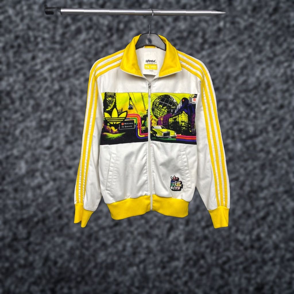 Adidas Adidas Originals Vintage Y6 Bill Mcmullen Queens NYC Jacket S White Mens Size US S / EU 44-46 / 1 - 1 Thumbnail