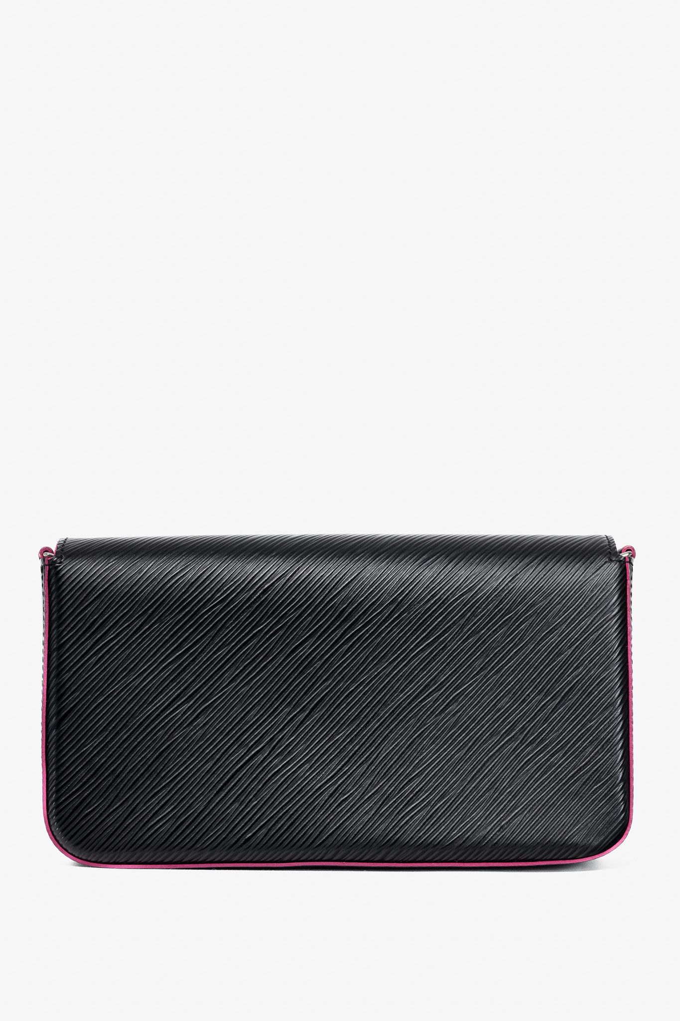Louis Vuitton Louis Vuitton Felicie Noir & Fuchsia Epi Leather Pochette Size ONE SIZE - 4 Thumbnail