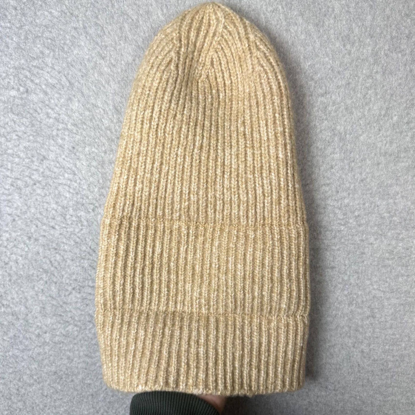 Free People Free People Women's Beanie Hat One Size Knit Light Brown Brown Womens Hats Beanie One Size Size ONE SIZE - 5 Thumbnail