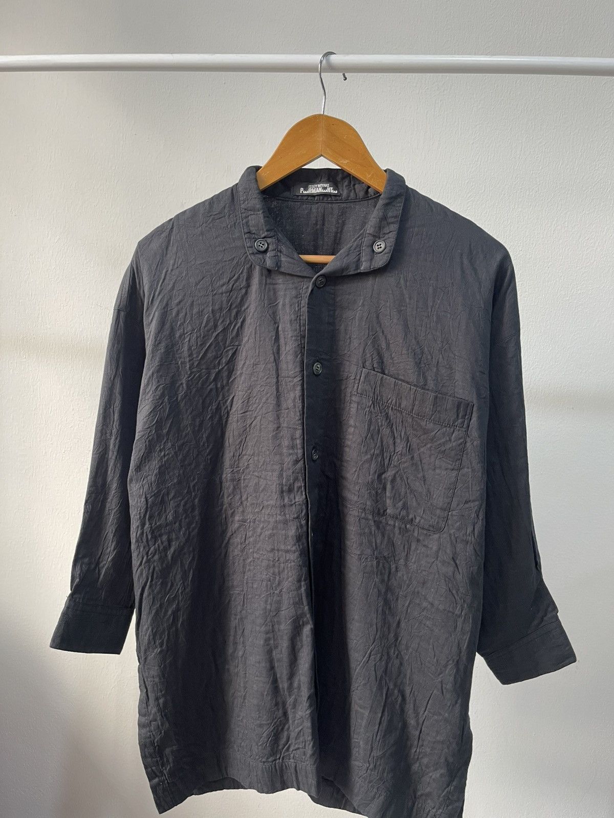Issey Miyake 80s Issey Miyake Permanente Button Up Size US L / EU 52-54 / 3 - 3 Thumbnail