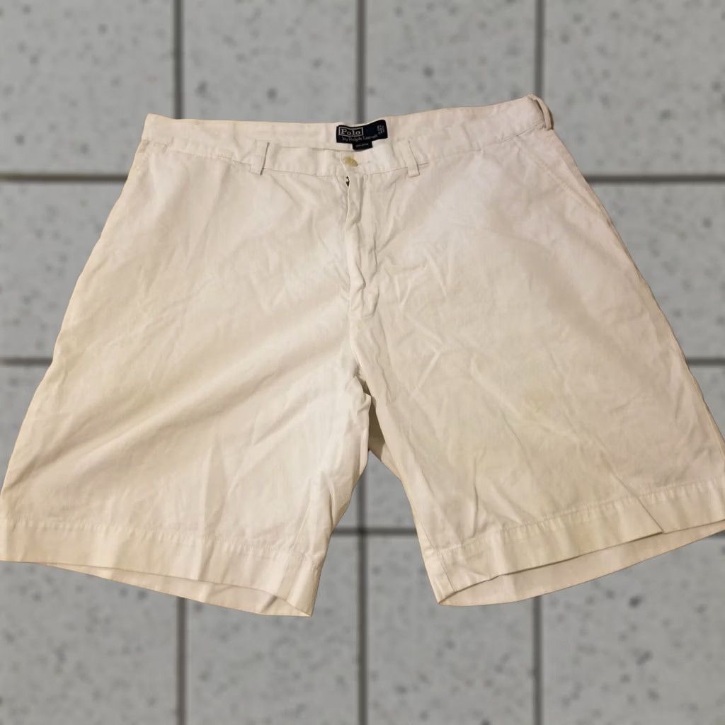 Polo Ralph Lauren Mens Polo Ralph Lauren Shorts 40 Cotton Chino Khaki Size US L / EU 52-54 / 3 - 1 Thumbnail