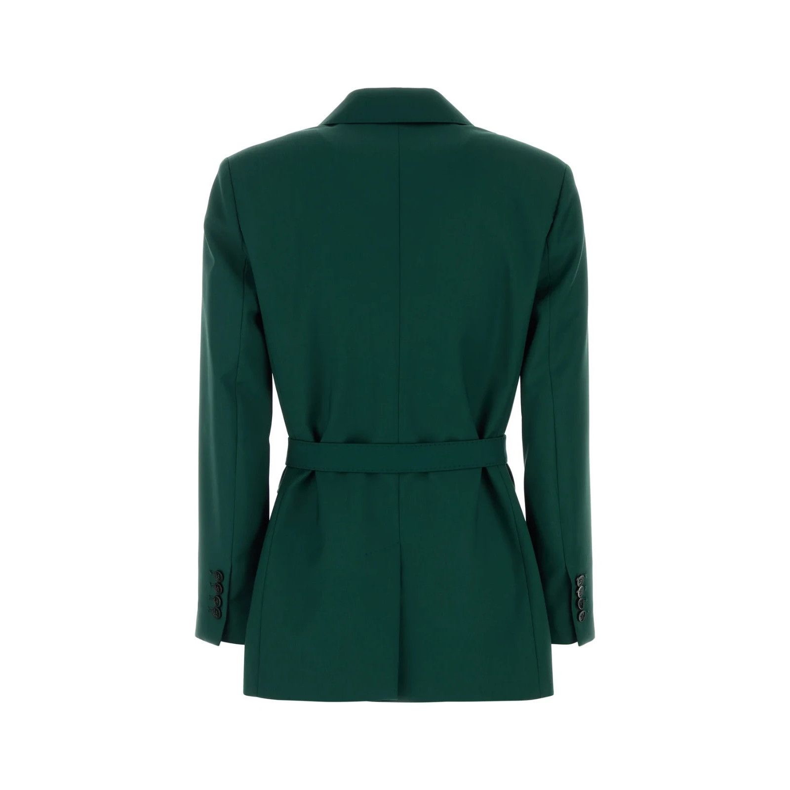 Max Mara MAX MARA Talento Dark Green Wool Blazer New & Authentic (Wom Size M / US 6-8 / IT 42-44 - 2 Thumbnail