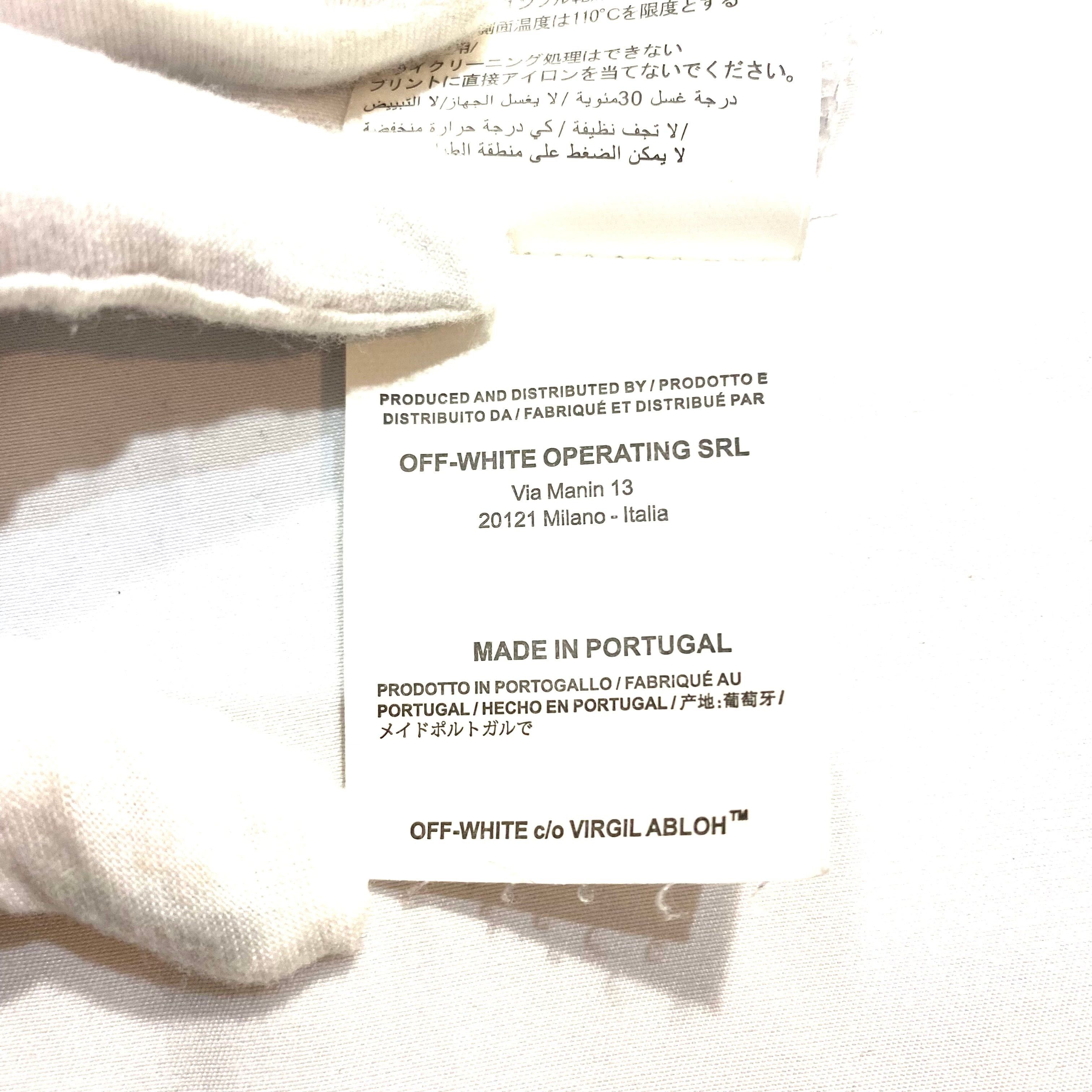 Off-White 19SS OFF WHITE FLAMED BART Tee White Size US L / EU 52-54 / 3 - 5 Thumbnail