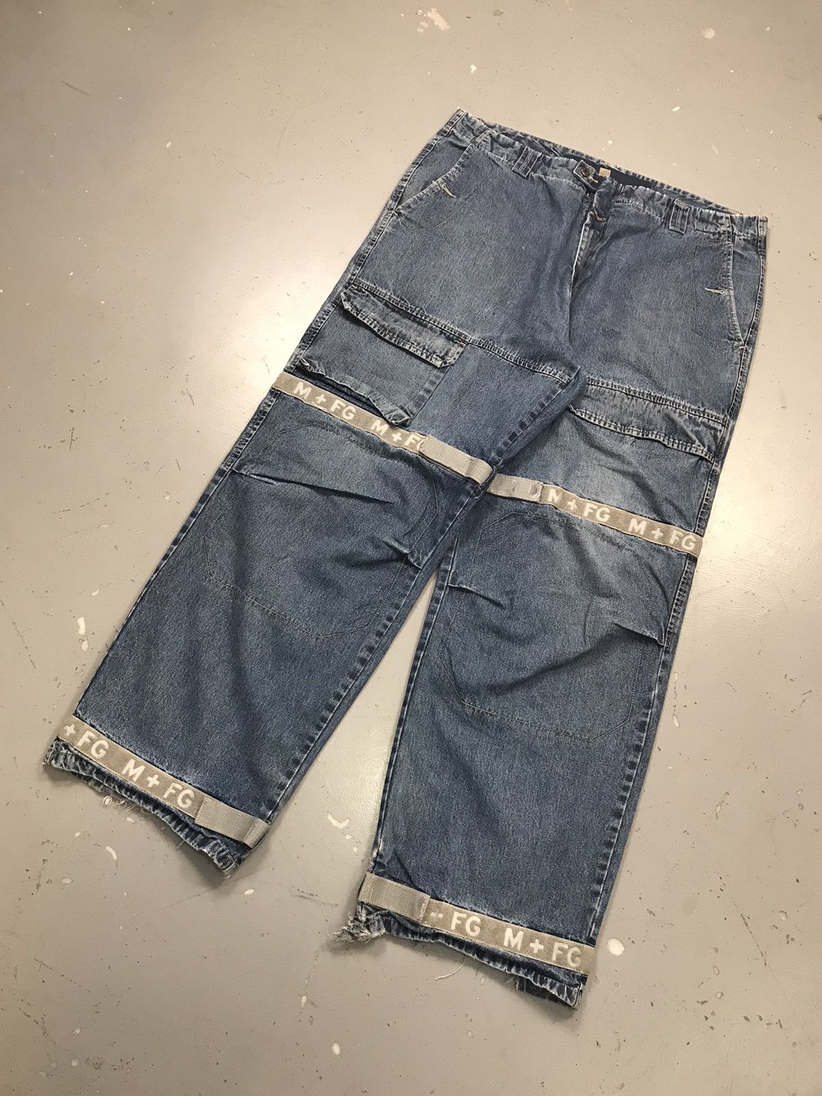 Marithe + Francois Girbaud Vintage marithe & Francois girbaud baggy denim pant Size US 44 / EU 60 - 3 Thumbnail