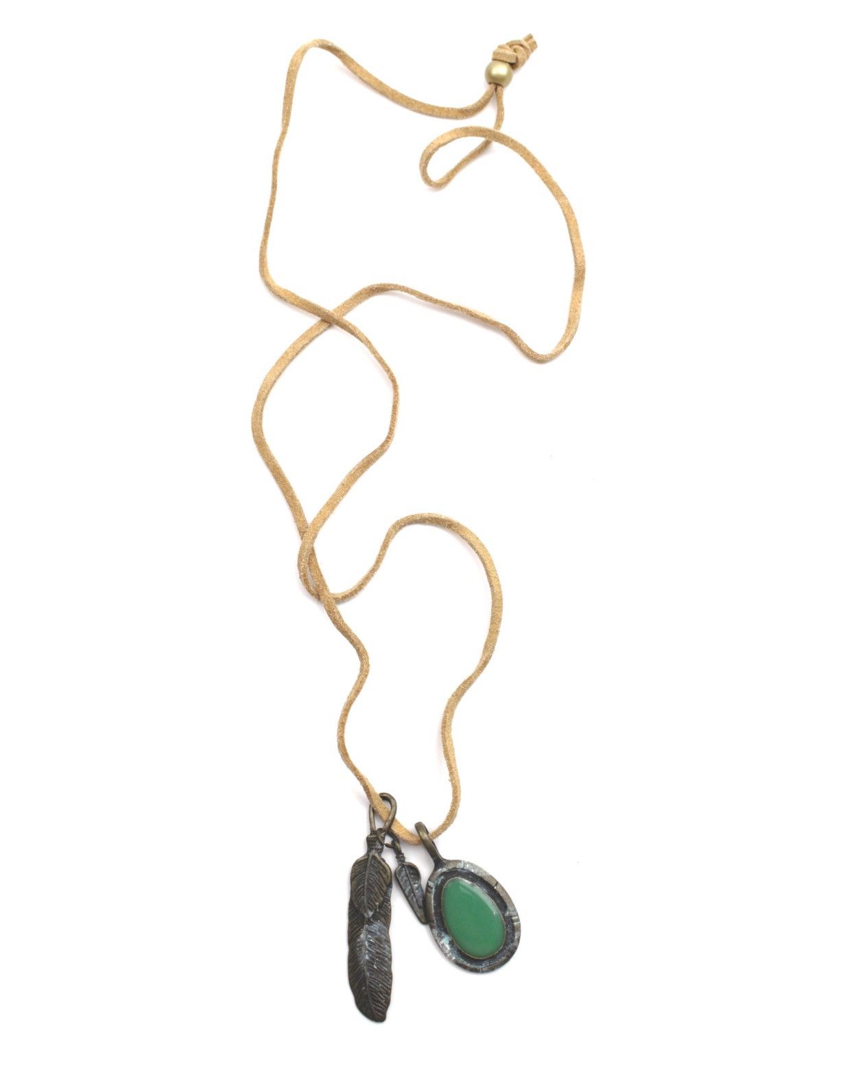 Native 1990S JAPANESE MADE FOREST RITUAL SOUL FEATHER NECKLACE Size ONE SIZE - 2 Thumbnail