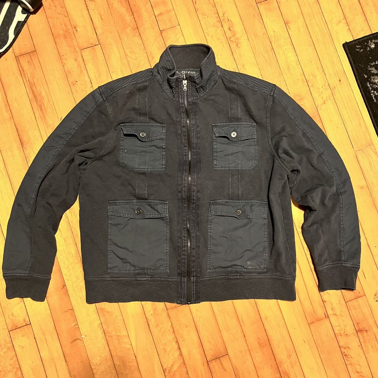 Calvin Klein Vintage calvin Klein utility jacket Size US L / EU 52-54 / 3 - 1 Thumbnail