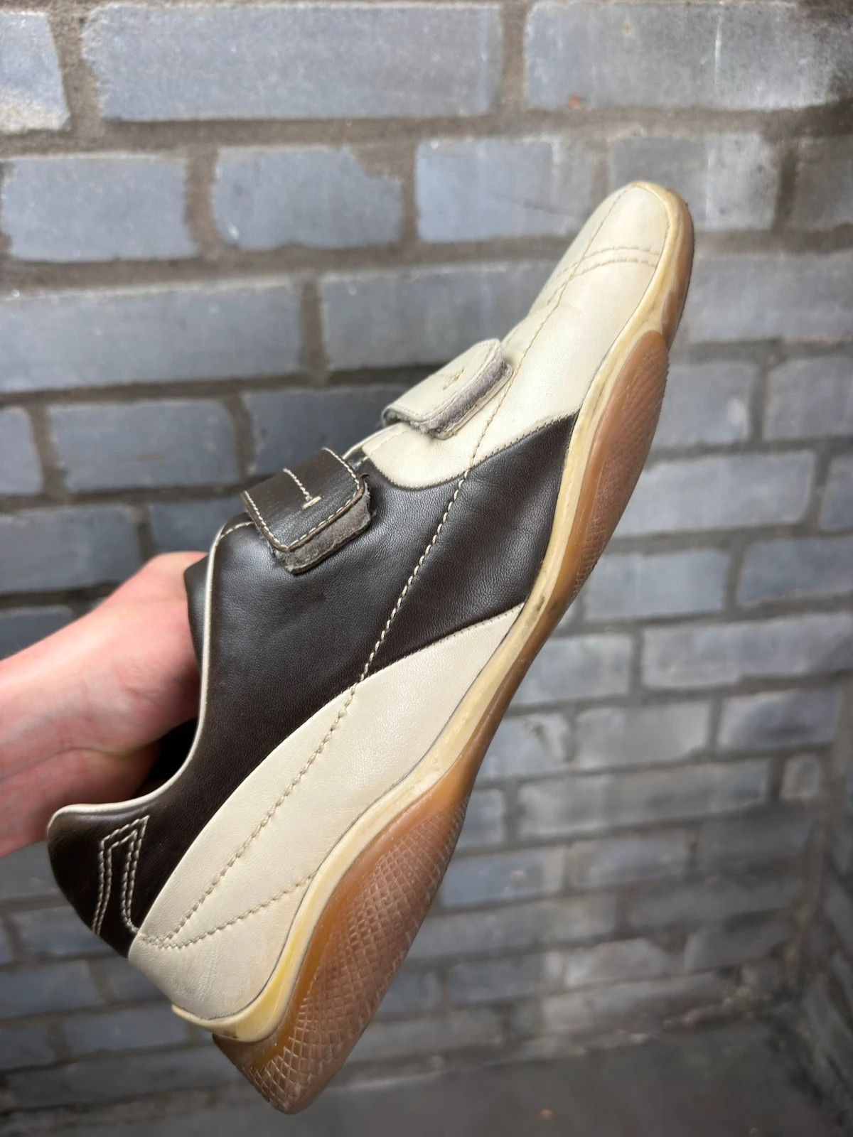 Prada Prada archive square toes leather trainers 2000’s Size US 11 / EU 44 - 8 Thumbnail