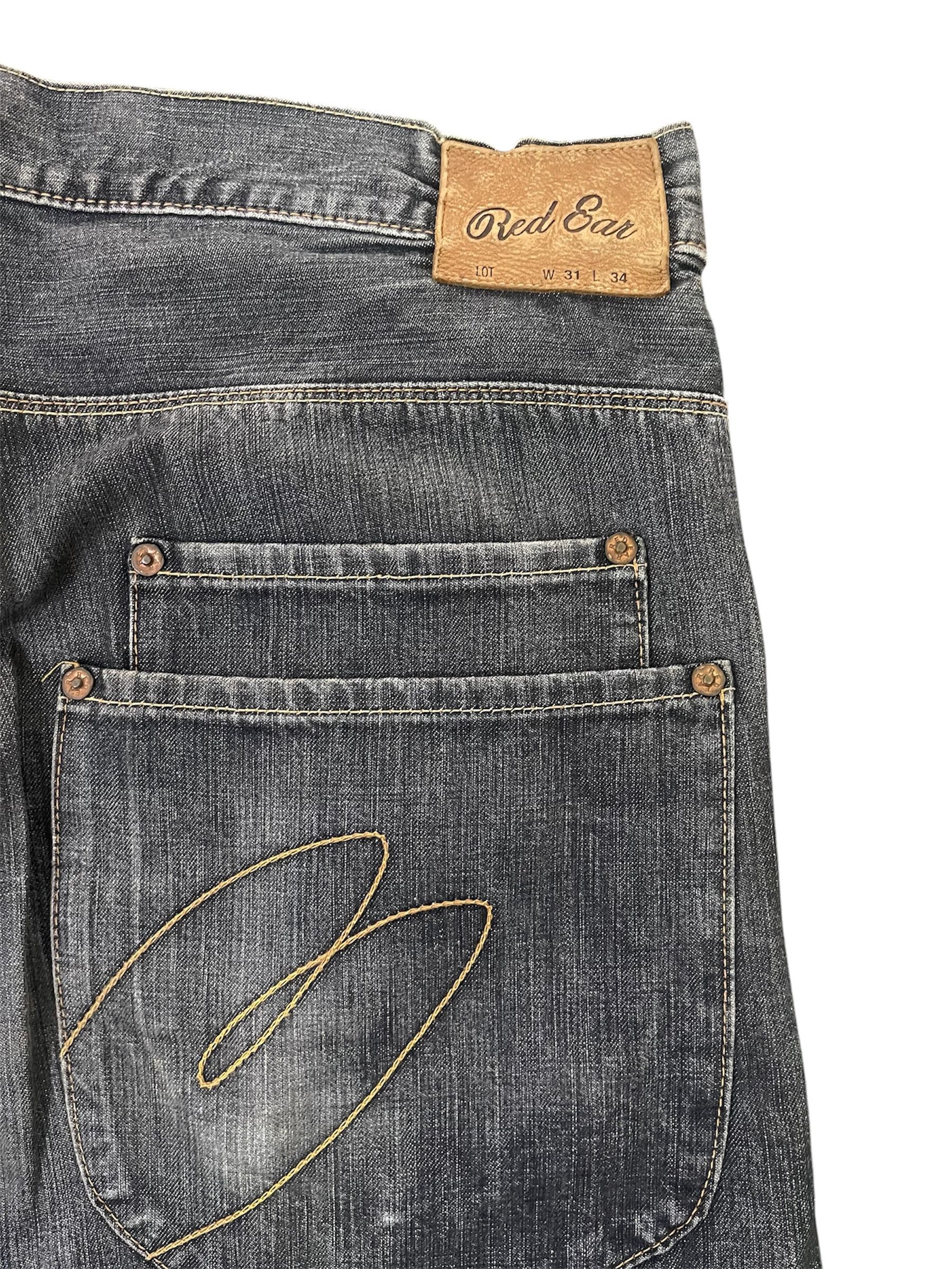 JNCO × Paul Smith × Paul Smith Red Ear Single Pocket Baggy Fit Wide Leg Thunder Kendrick Lamar Size US 31 - 4 Thumbnail