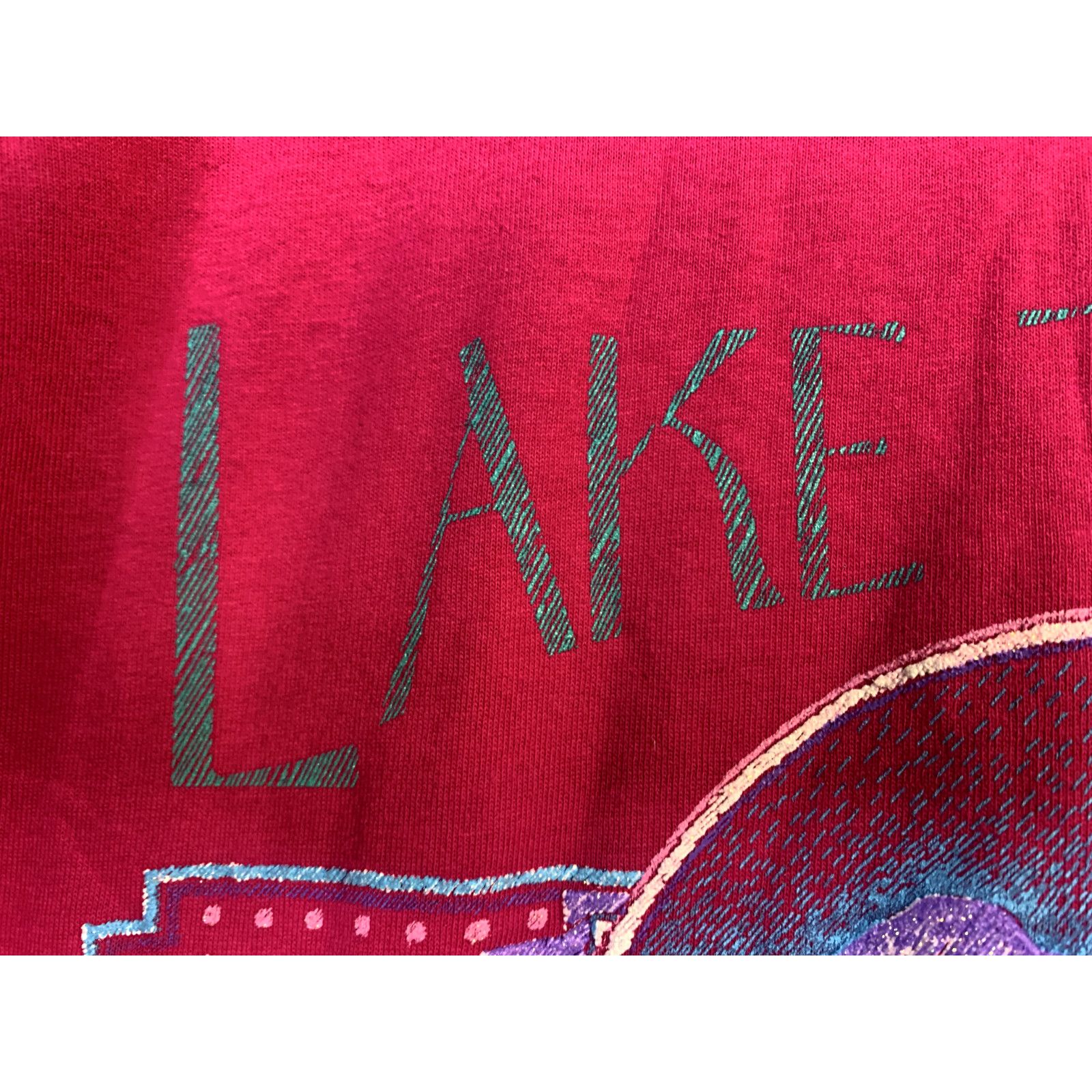 Jerzees Vintage Lake Tahoe Shirt Last Best Place Tee 90s T-Shirt XL Size US XL / EU 56 / 4 - 6 Thumbnail