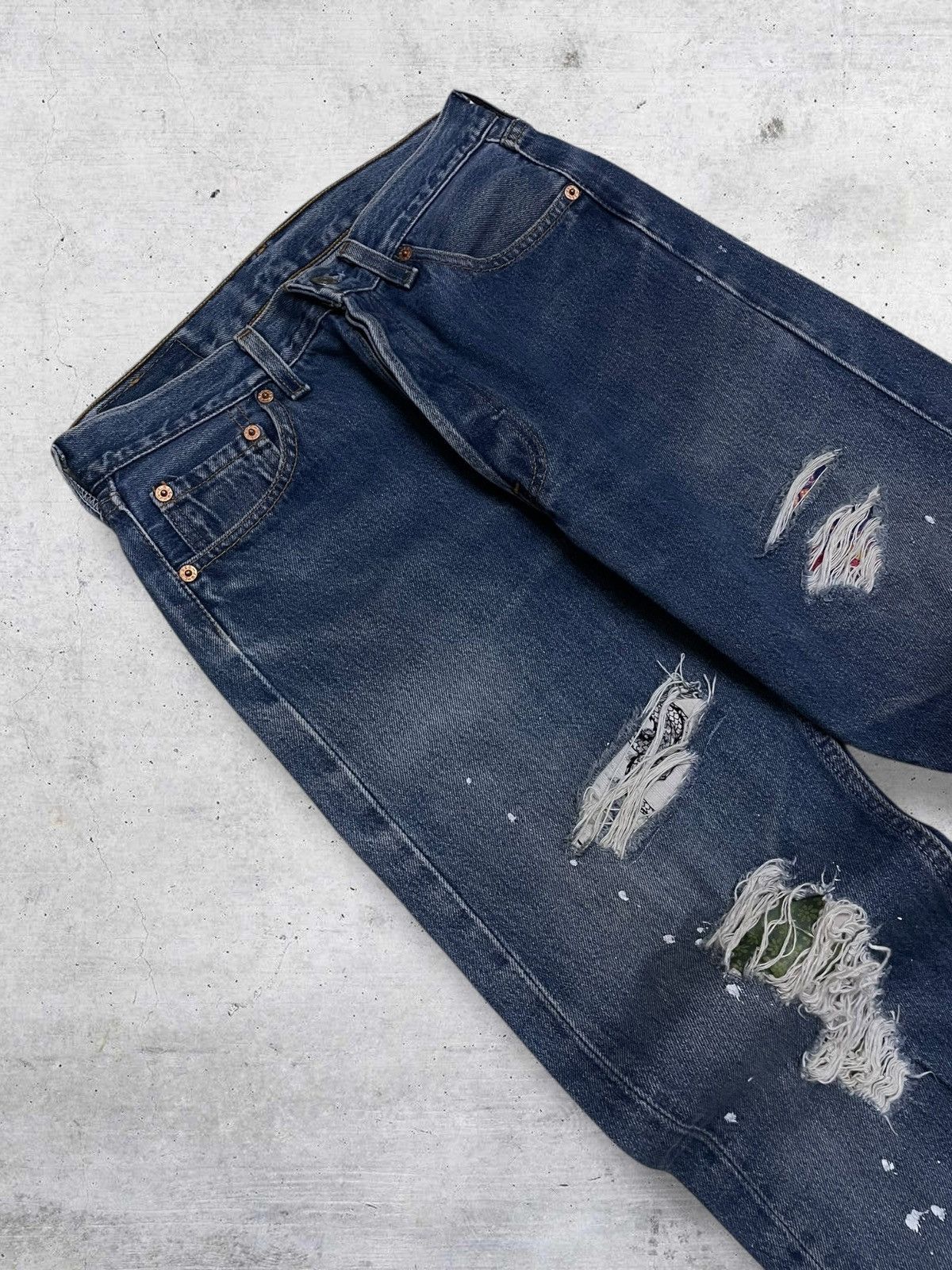 Levi's Vintage Clothing VINTAGE 501 LEVIS 90S DESIGNER USA RARE DESIGN SUKAJAN DENIM Size US 28 / EU 44 - 15 Thumbnail