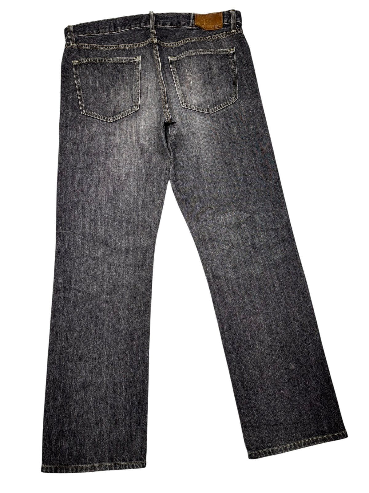 Undercover × Uniqlo VINTAGE UNIQLO S002 JAPAN FADED BLACK LOOSE JEANS Size US 37 - 4 Thumbnail