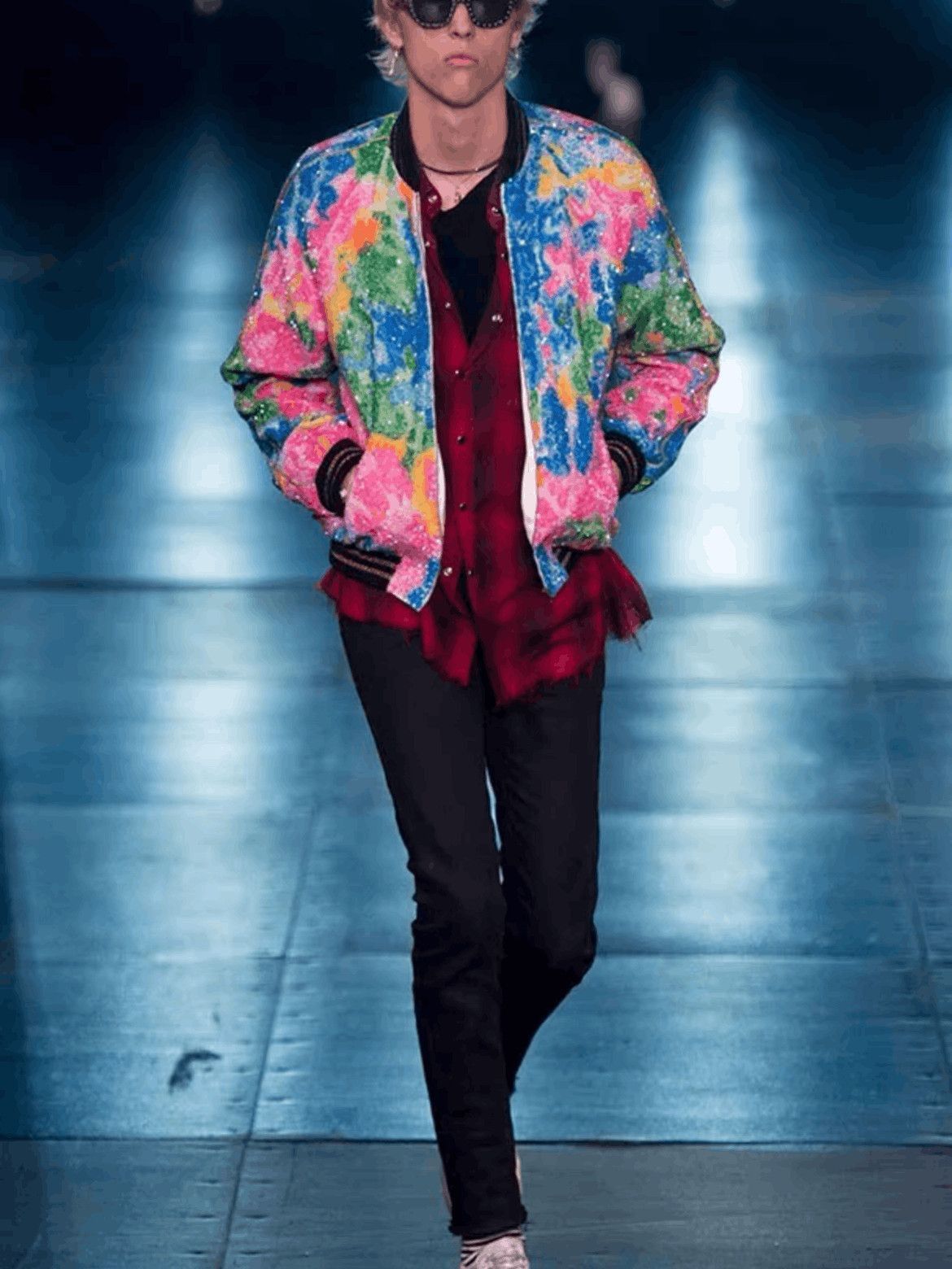 Saint Laurent Paris Saint Laurent Paris by Hedi 16SS Runway Plaid Shirt-2508 Size US XS / EU 42 / 0 - 9 Thumbnail