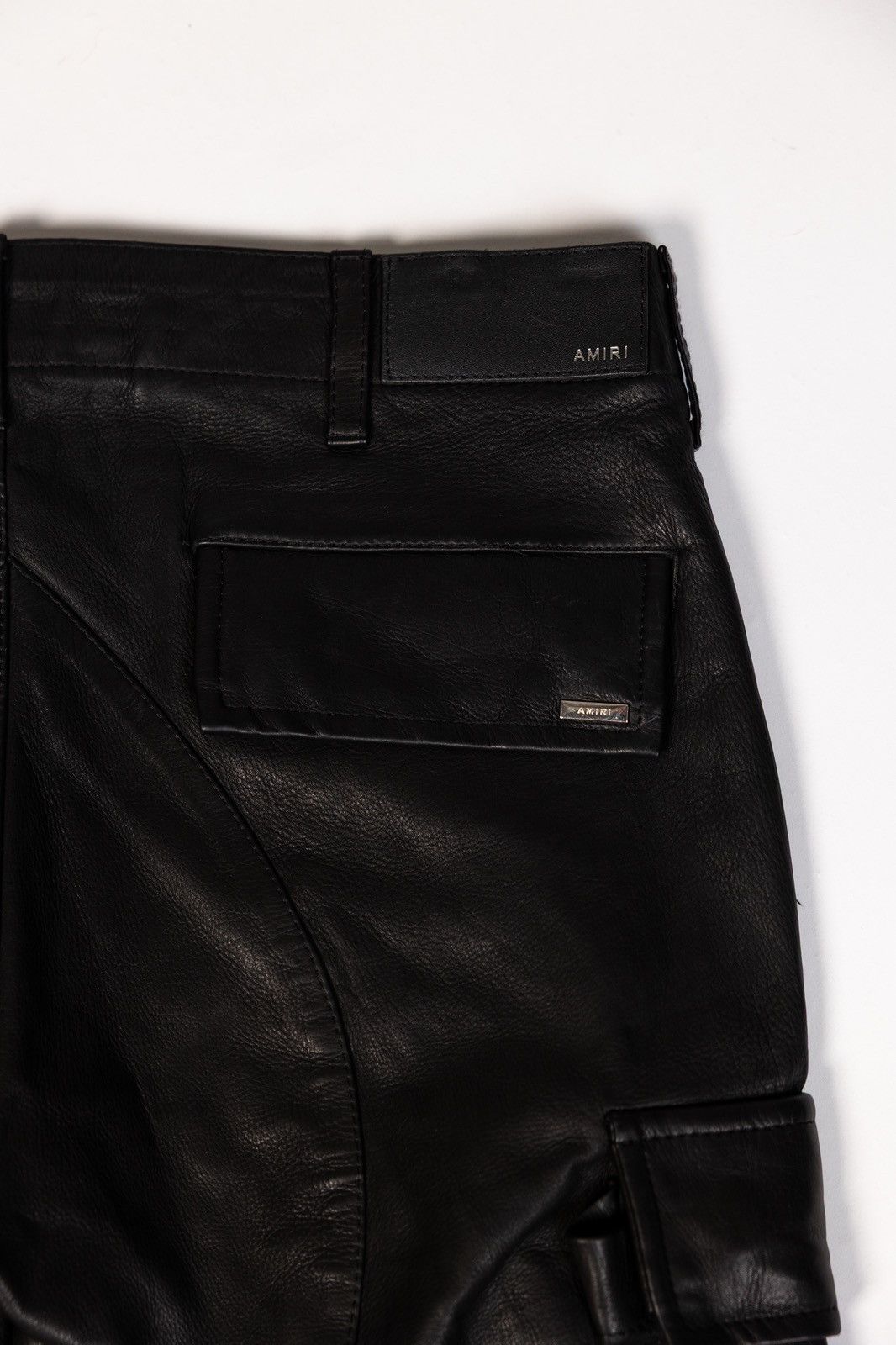 Amiri Amiri Leather Cargo Pants Size US 29 - 4 Thumbnail