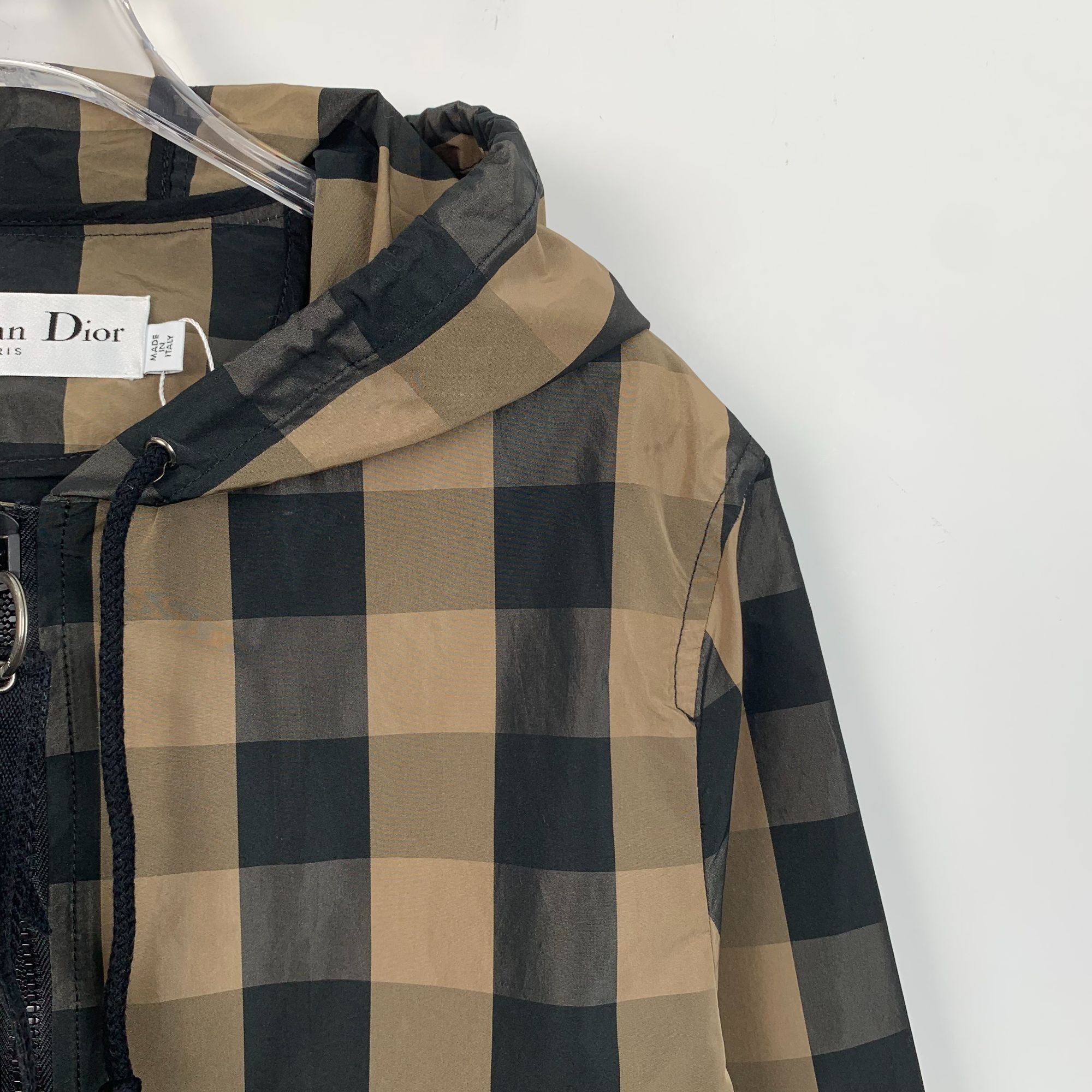 Dior CHRISTIAN DIOR Buffalo Check Hooded Windbreaker Jacket Size US XXS / EU 40 - 3 Thumbnail