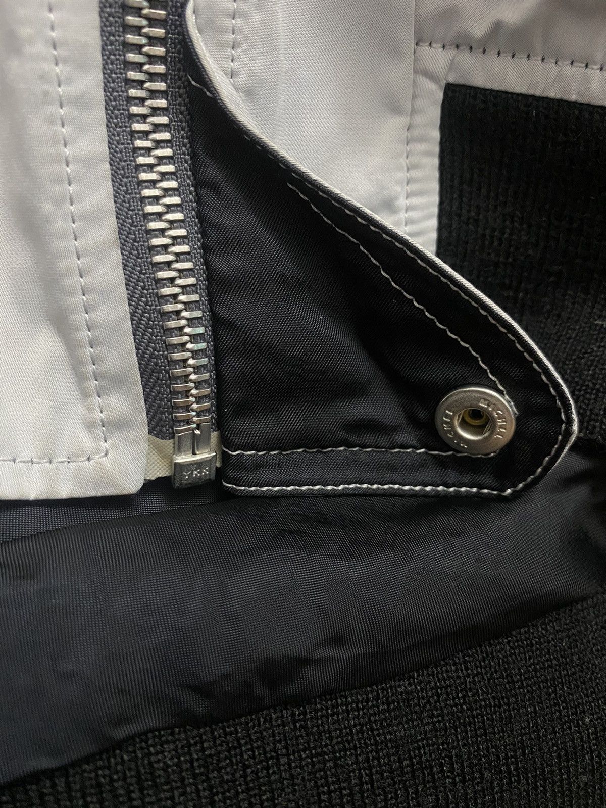 Helmut Lang Helmut Lang Grey Bomber Jacket Size US S / EU 44-46 / 1 - 10 Thumbnail