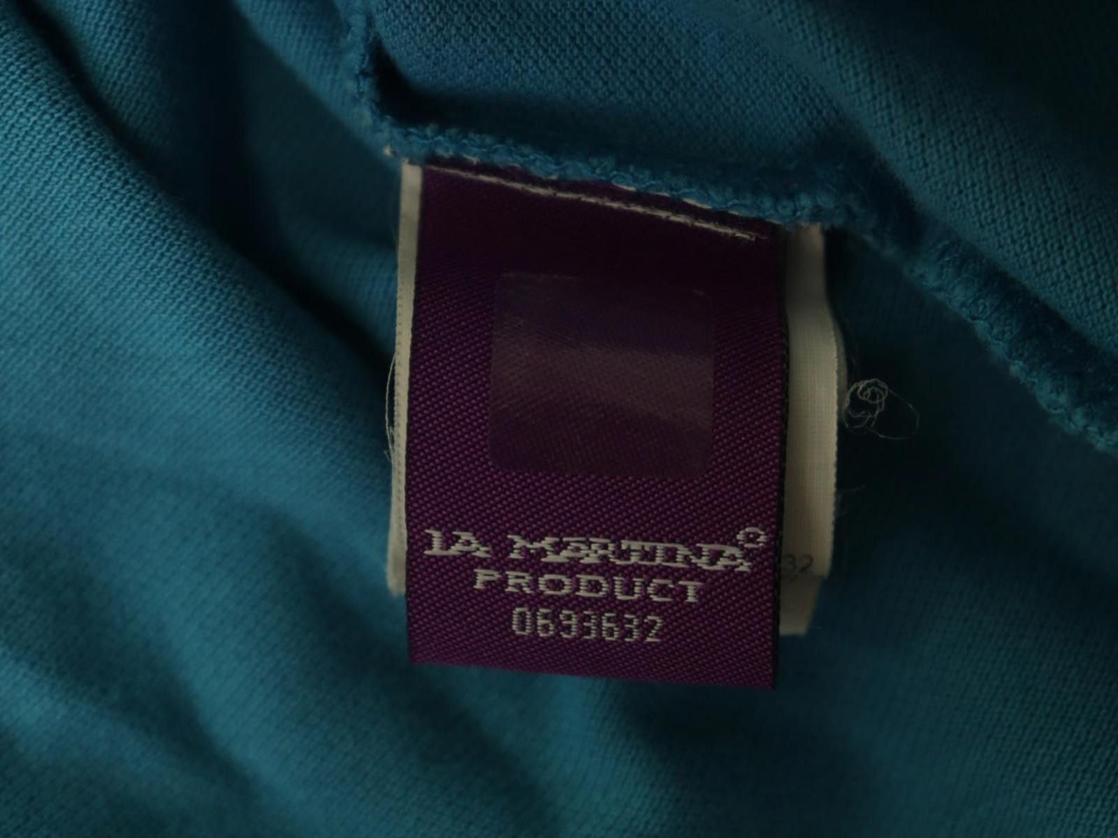 La Martina LA MARTINA Blue Cotton Collared Casual Polo Shirt Size XL Size US XL / EU 56 / 4 - 12 Thumbnail