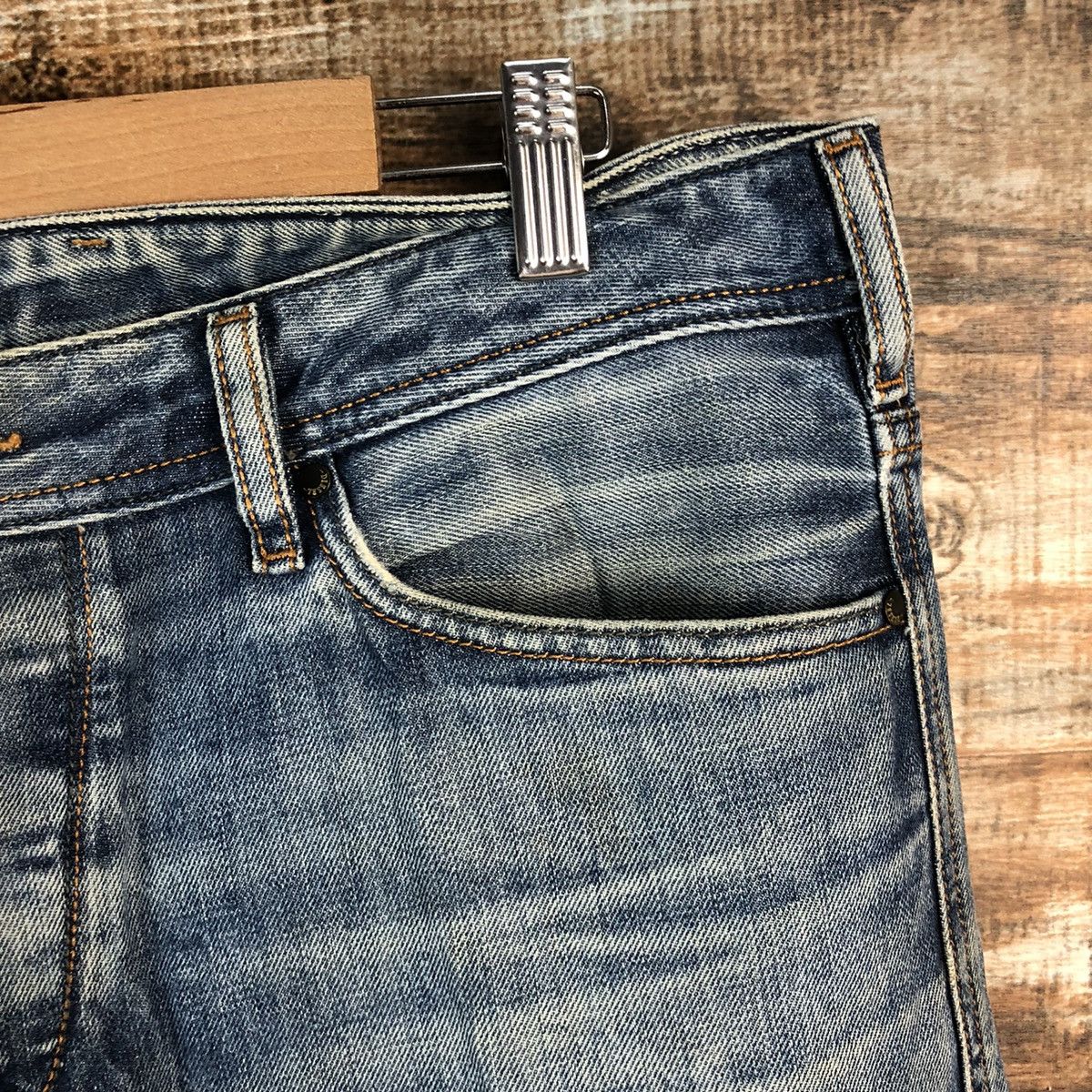Diesel DL Diesel Industries faded Blue Denim Pants #C160 Size US 34 / EU 50 - 8 Thumbnail