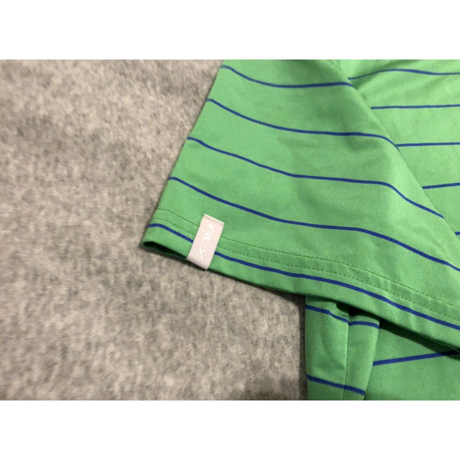 Ralph Lauren RLX Ralph Lauren Polo Golf Shirt Green Striped Short Sleeve Polo Shirt Size M Men's Polo Shirt Golf Shirt Green Striped Short Sleeve Size US M / EU 48-50 / 2 - 3 Thumbnail