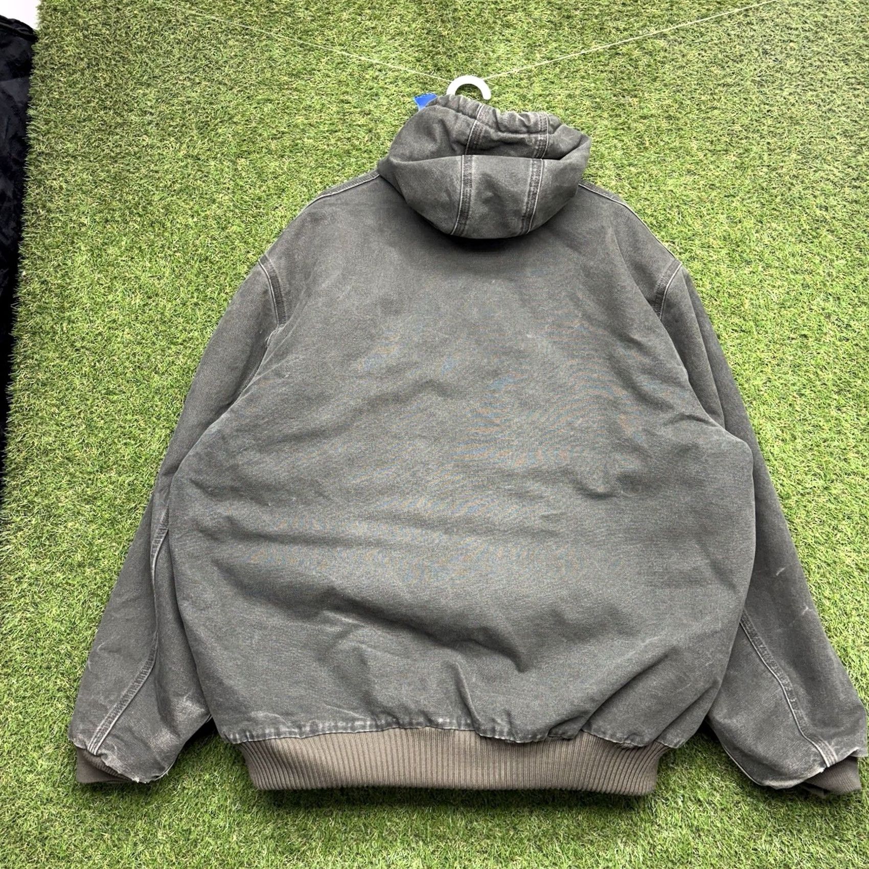 Carhartt VINTAGE Carhartt J130 MOS Jacket Mens 2XL Hooded Green Outdoor Workwear Duck Canvas Bomber Jacket Mens Size US XXL / EU 58 / 5 - 2 Thumbnail