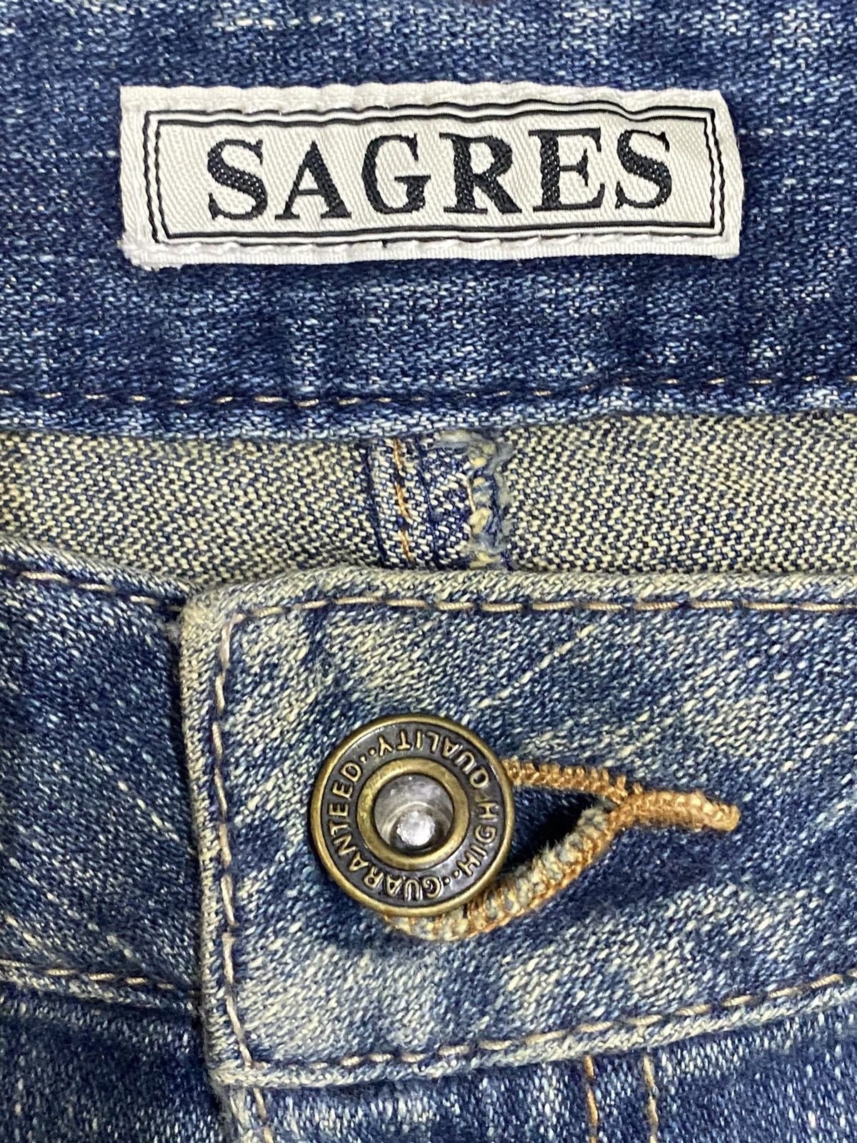Other Vintage Japanese Brands Blue Wash Flare Jeans Size US 30 / EU 46 - 15 Thumbnail