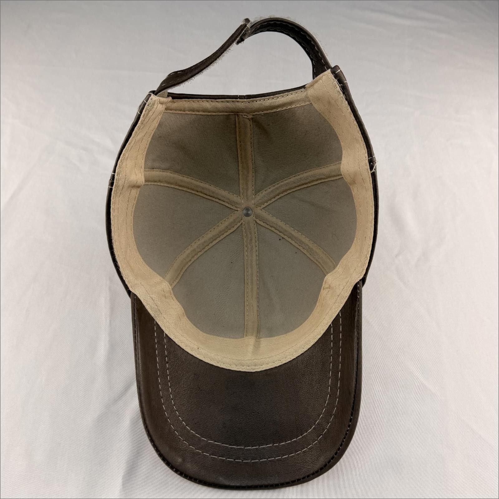 Other Real Leather Hat | Dark Brown | Minimalist Design 056 Size ONE SIZE - 6 Thumbnail