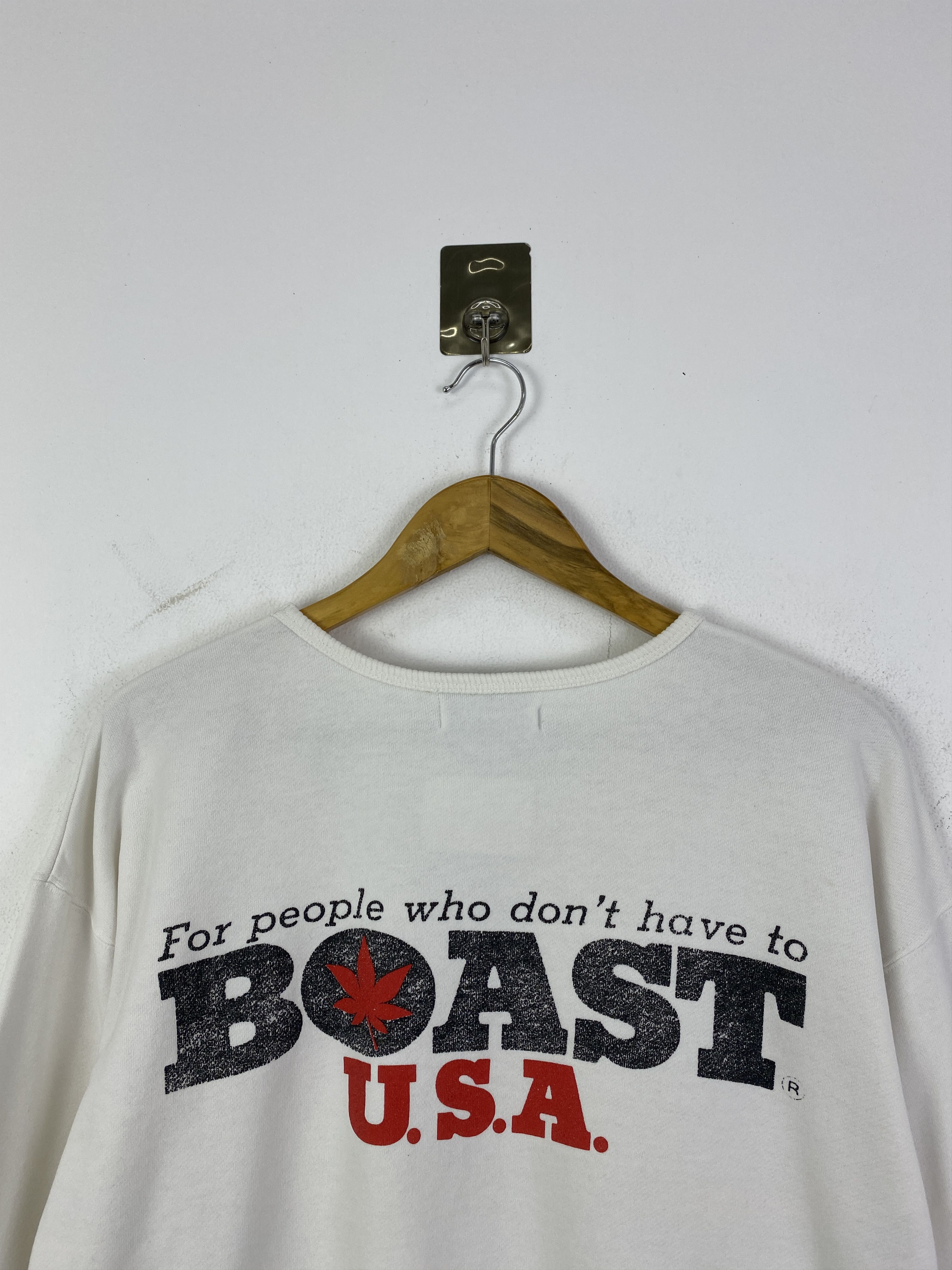Boast Vintage 90s Boast USA Crewneck Pullover Sweatshirt SH0172 Size US L / EU 52-54 / 3 - 2 Thumbnail