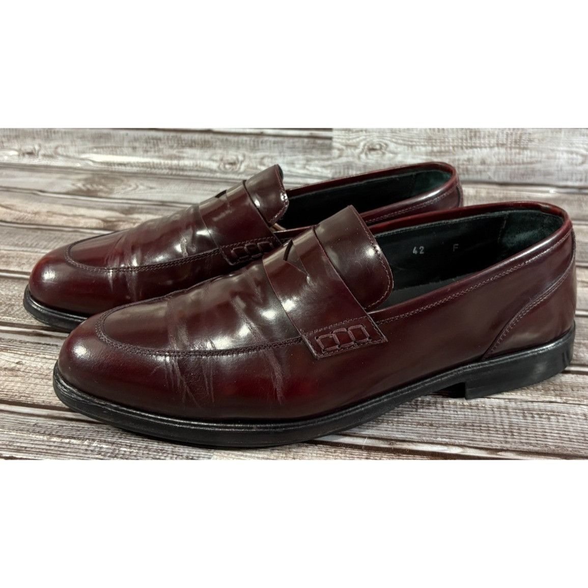 Harrys Of London Harrys of London Classic Leather Penny Loafers size 42 US 9 Size US 9 / EU 42 - 1 Thumbnail