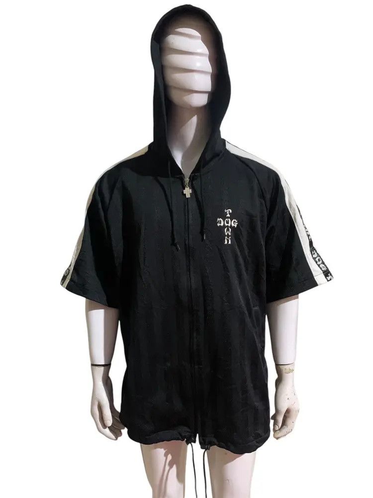 Dogtown Vintage Dogtown taped cross logo skate short hoodie Size US XL / EU 56 / 4 - 4 Thumbnail