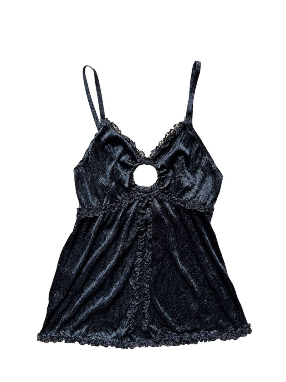 Japanese Brand Japanese Gal black lace camisole 🧛🏻‍♀️🖤 Size M / US 6-8 / IT 42-44 - 2 Thumbnail