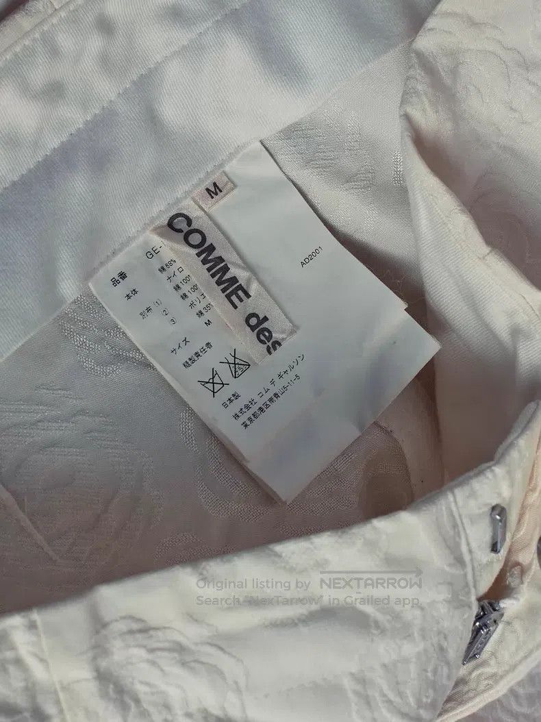Comme des Garcons Comme des Garcons size M Asymmetrical Pleated Skirt Pants Size 23" - 6 Thumbnail