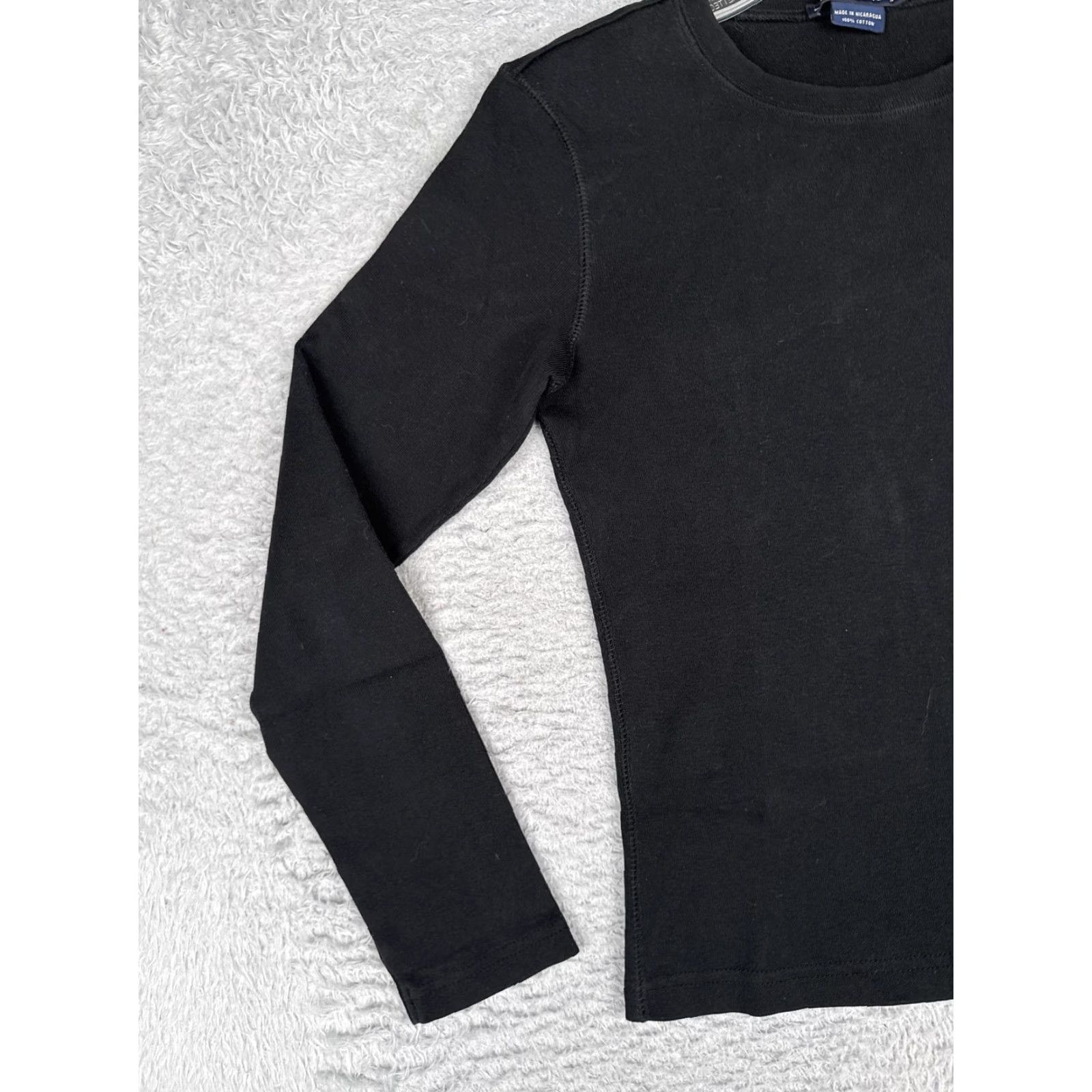 Polo Ralph Lauren Ralph Lauren Sport Shirt Teens Medium Black Slim Fit Long Sleeve Cotton Logo Tee Size US M / EU 48-50 / 2 - 3 Thumbnail